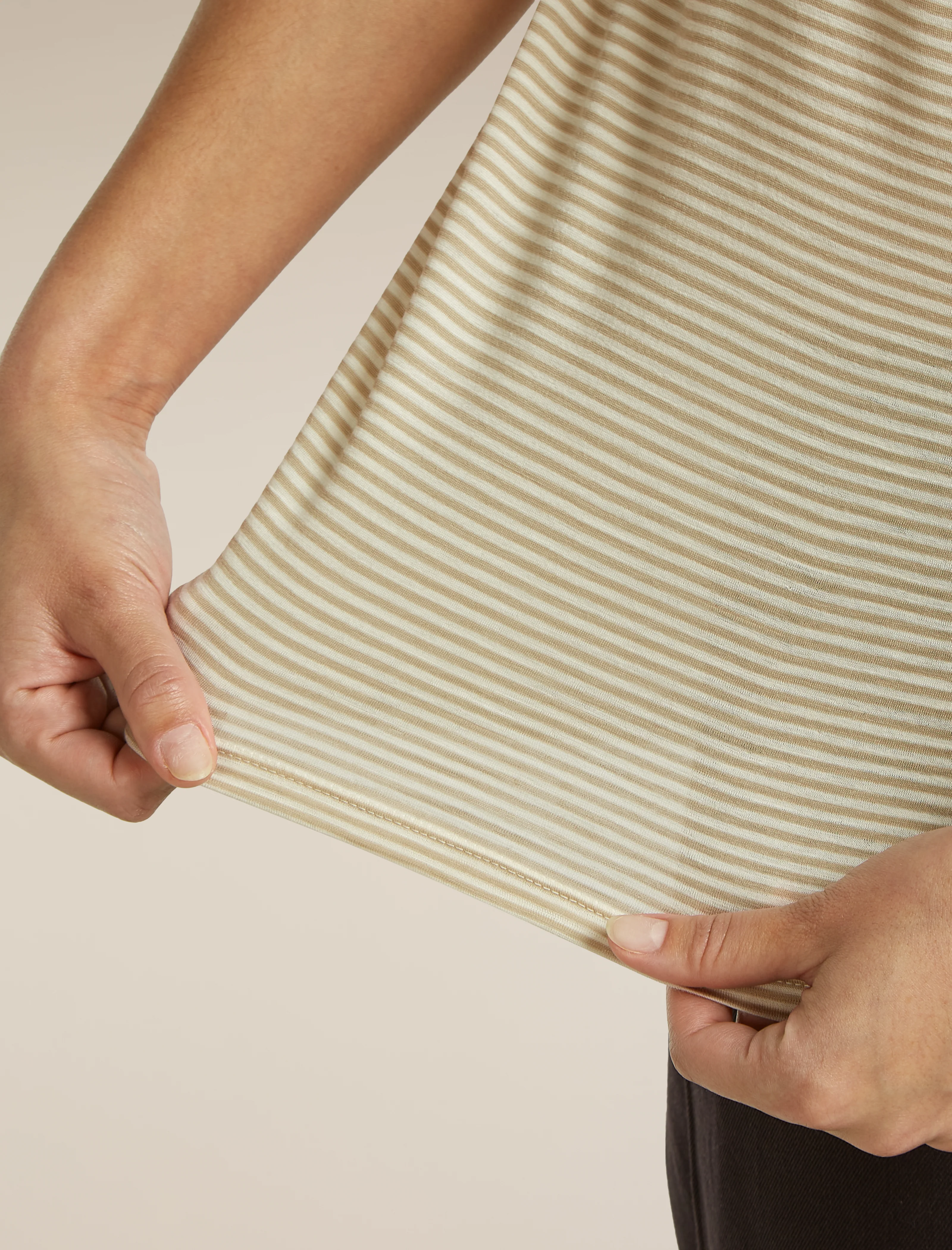 Unisex Merino 150 Short Sleeve Tee Stripe - Image 12