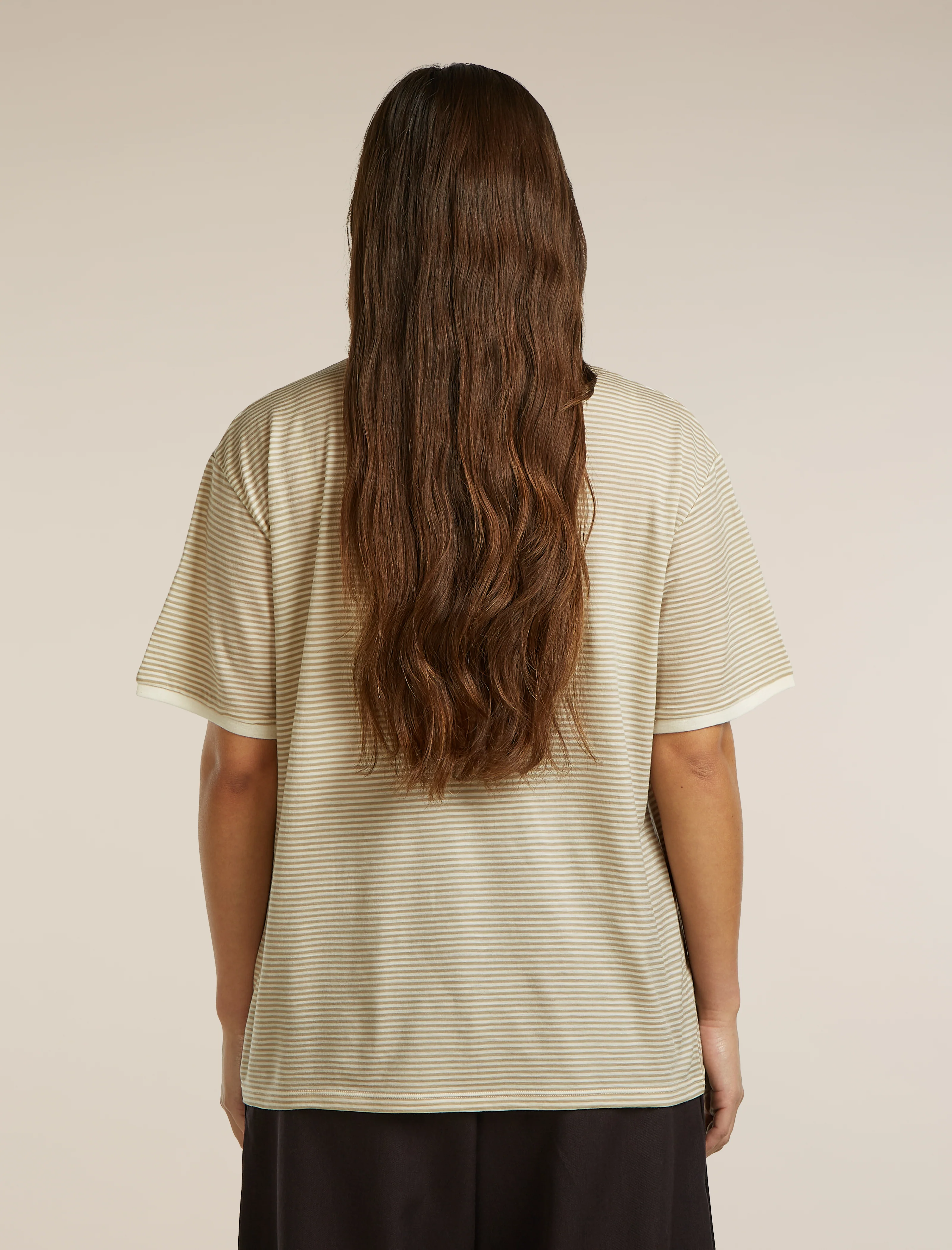 Unisex Merino 150 Short Sleeve Tee Stripe - Image 6