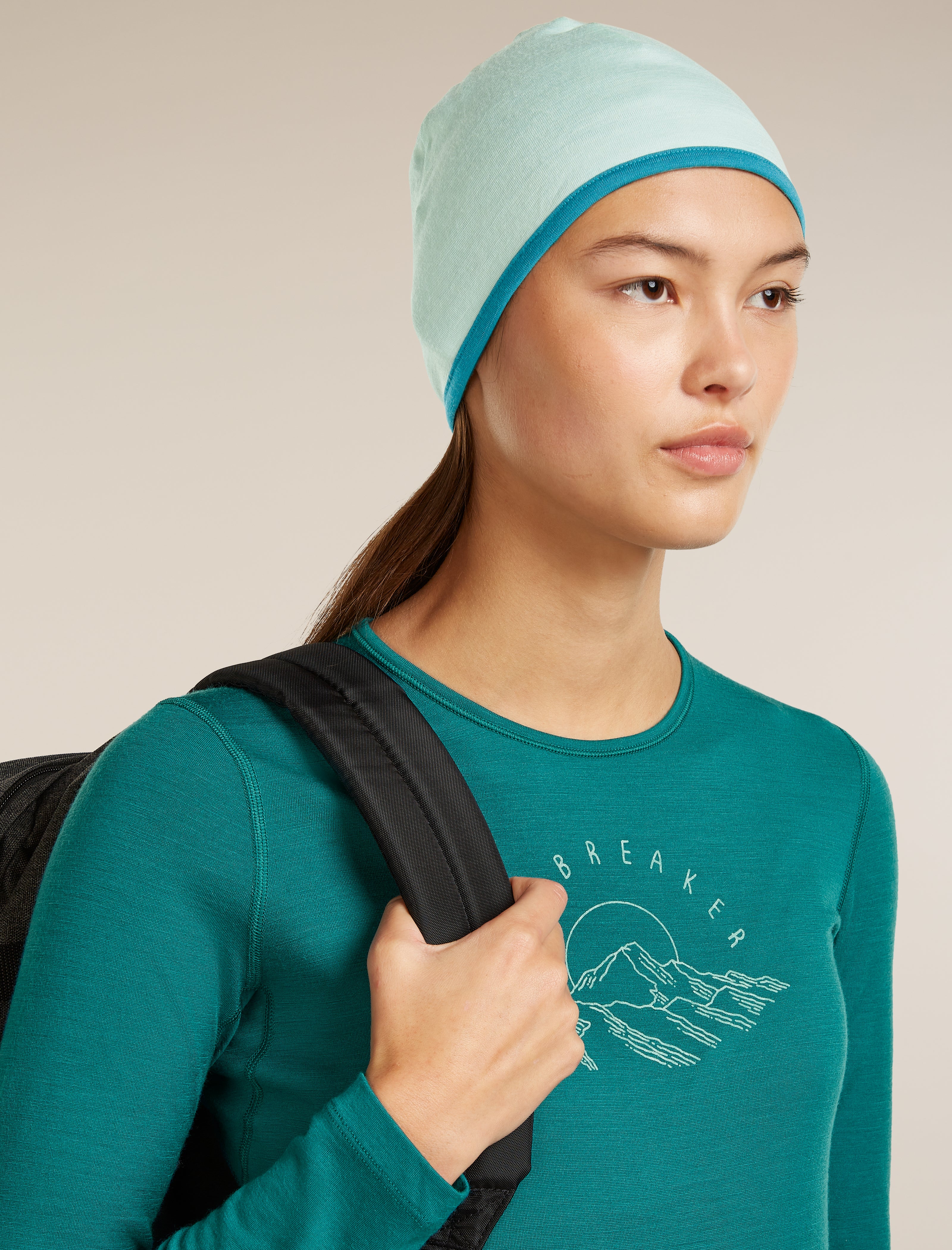 Unisex Merino 200 Oasis Reversible Beanie - Image 6