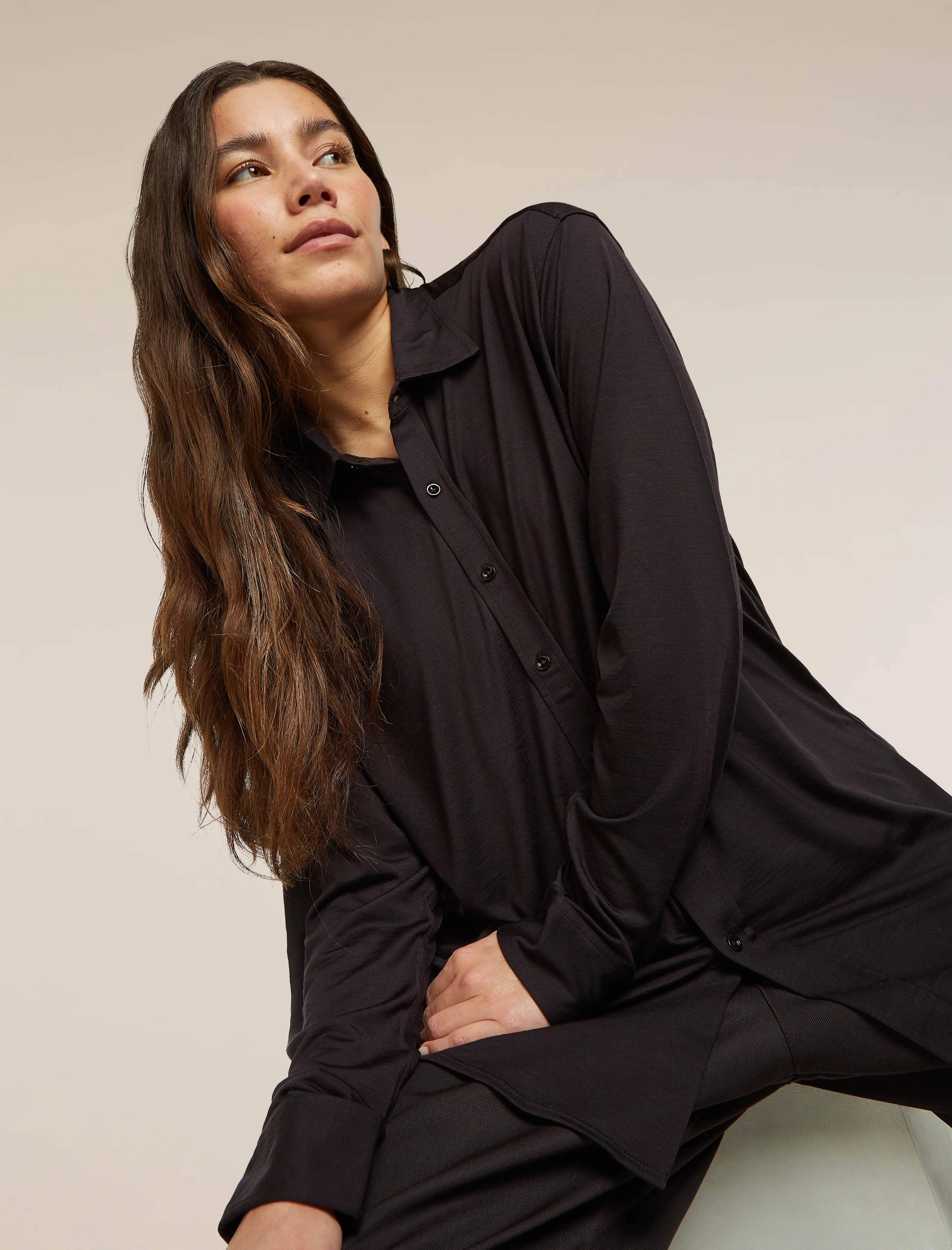 Unisex Merino Blend 125 Cool-Lite™ Long Sleeve Shirt - Image 16
