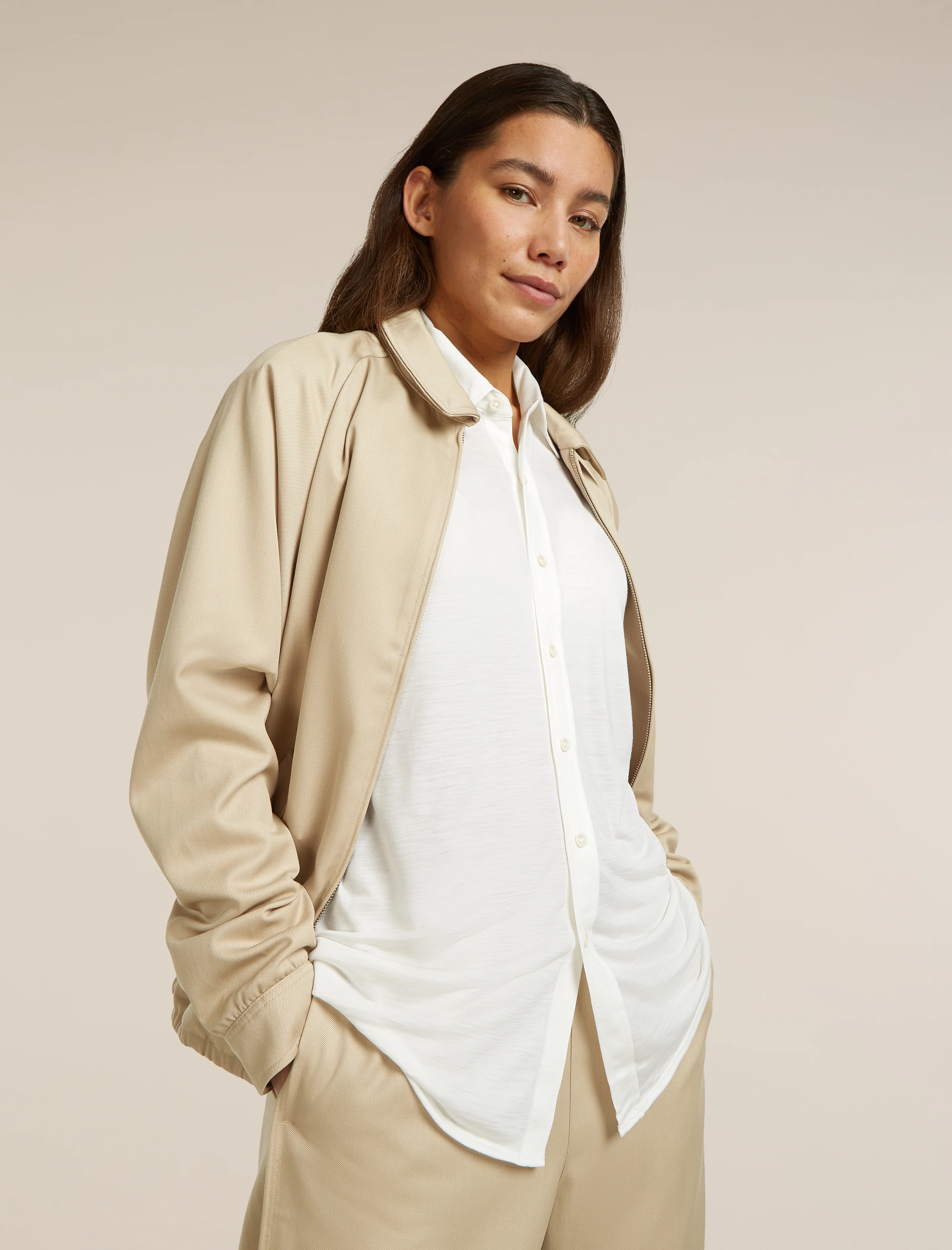 Unisex Merino Blend 125 Cool-Lite™ Long Sleeve Shirt - Image 16