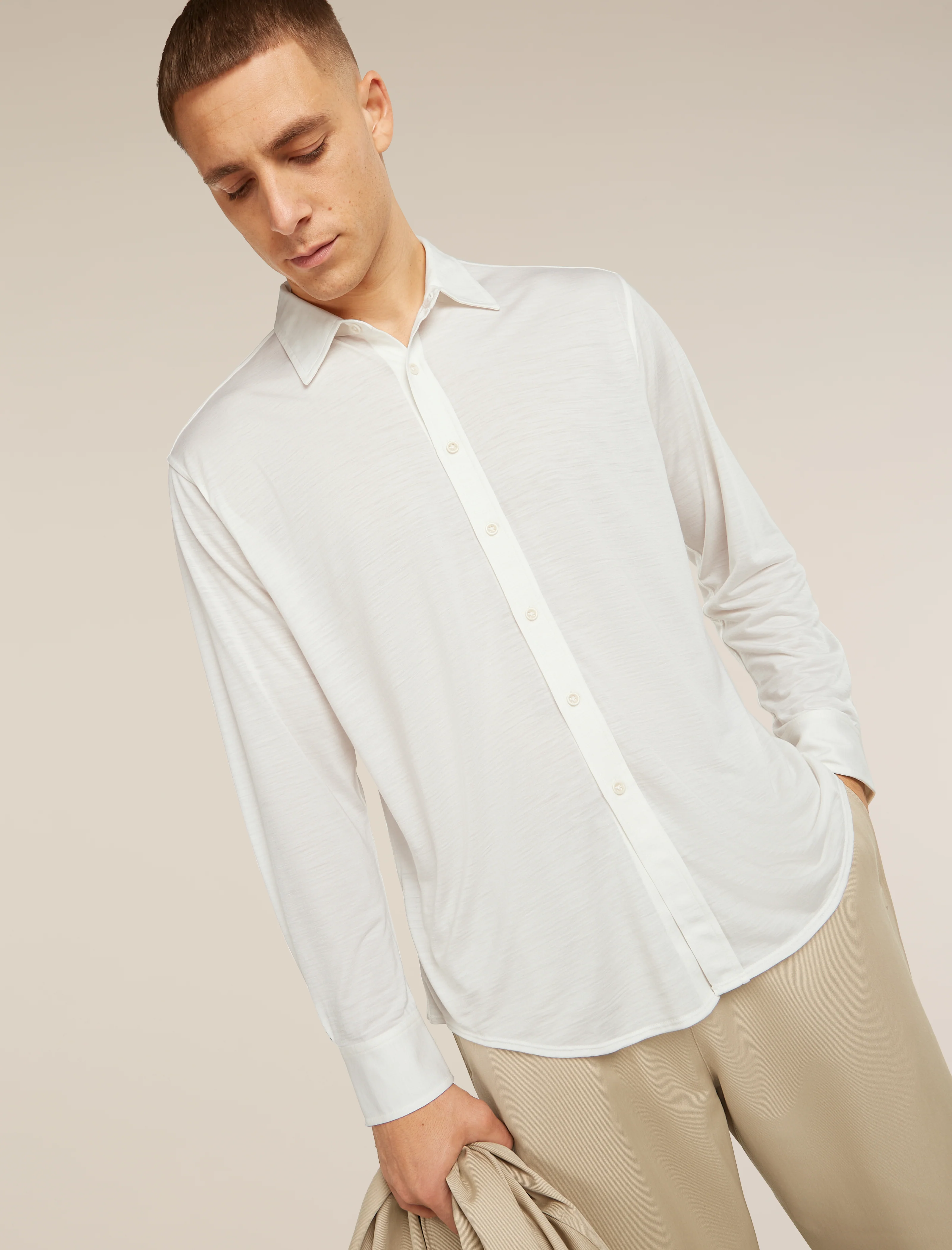Unisex Merino Blend 125 Cool-Lite™ Long Sleeve Shirt - Image 17