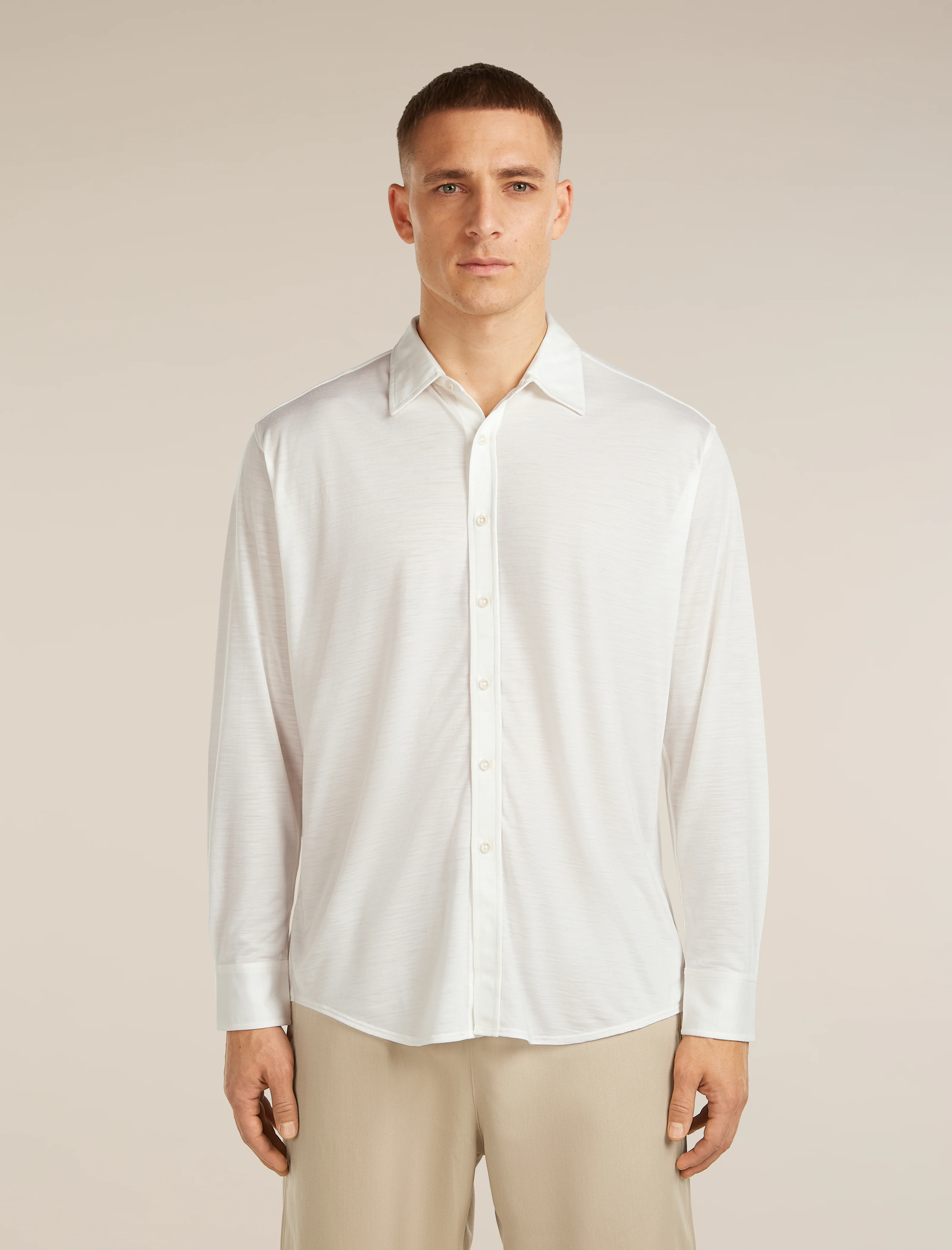 Unisex Merino Blend 125 Cool-Lite™ Long Sleeve Shirt - Image 3