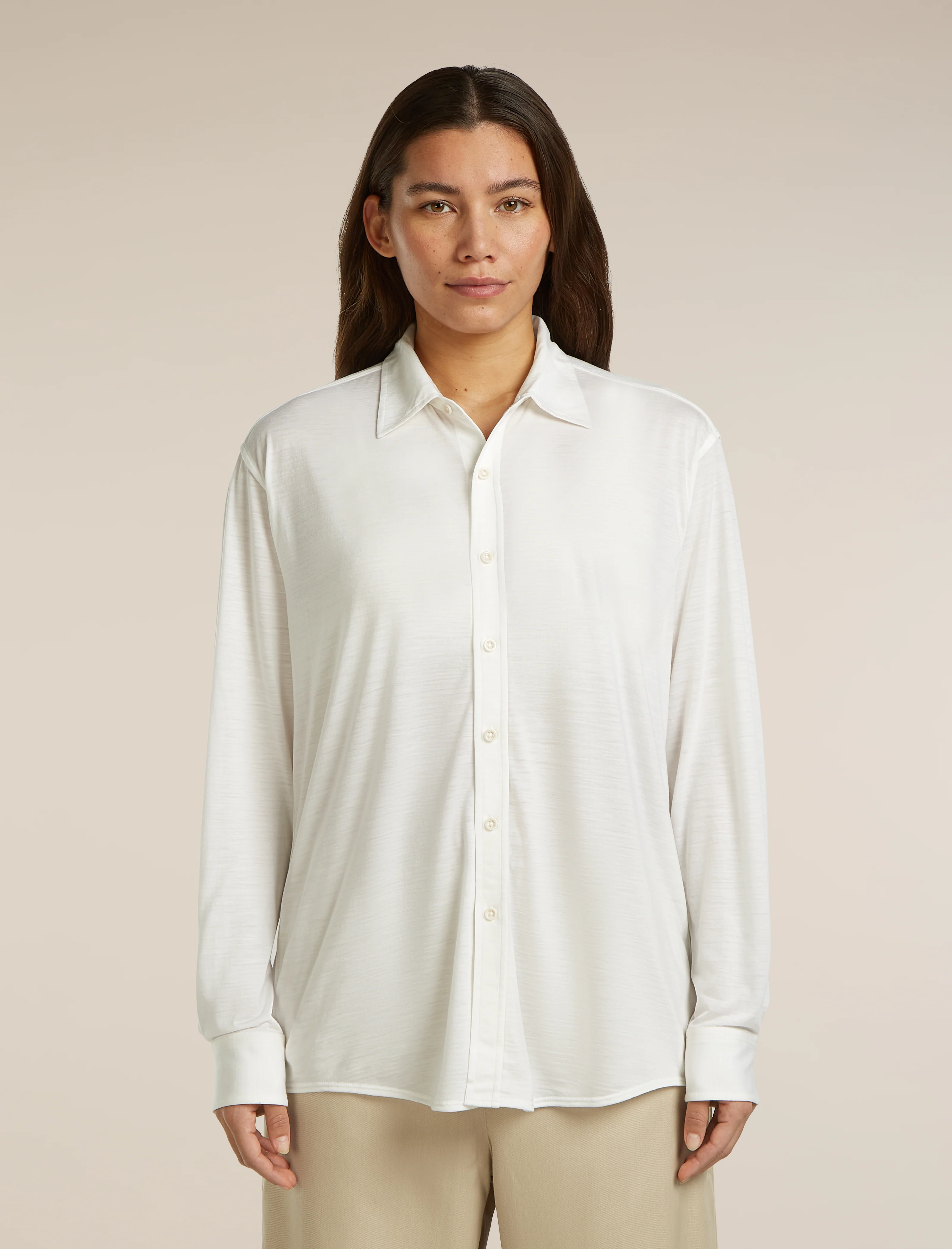 Unisex Merino Blend 125 Cool-Lite™ Long Sleeve Shirt - Image 4