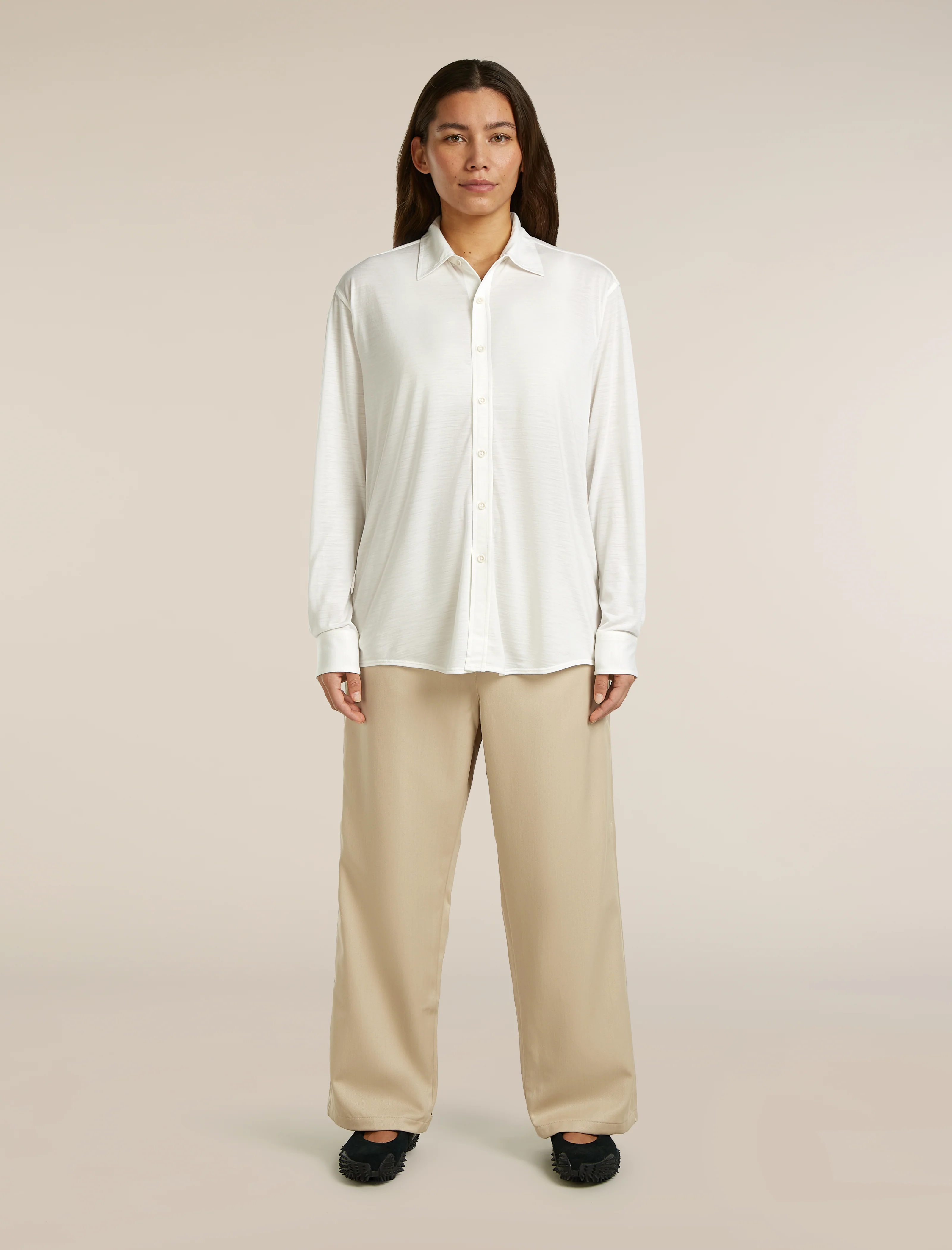 Unisex Merino Blend 125 Cool-Lite™ Long Sleeve Shirt - Image 8