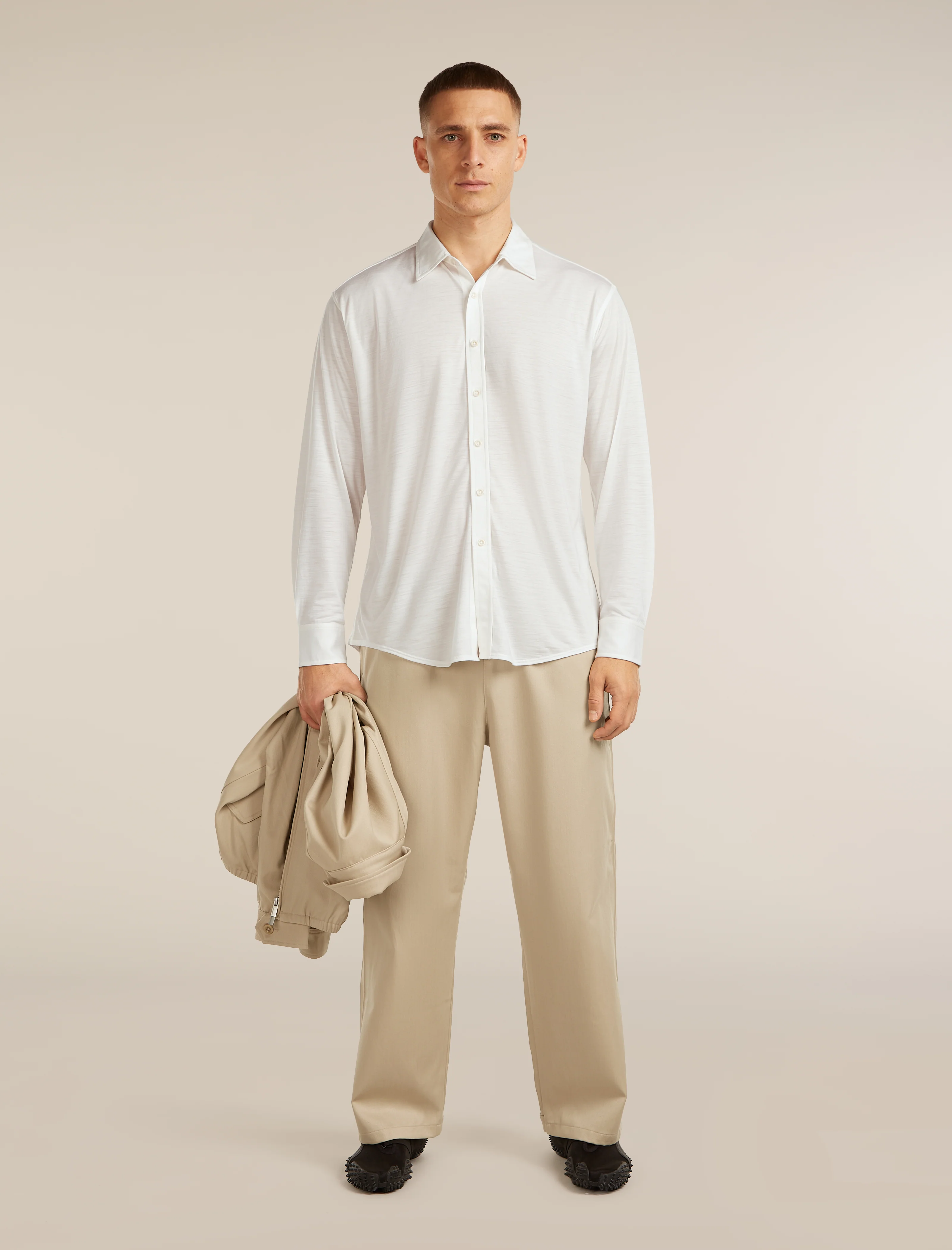 Unisex Merino Blend 125 Cool-Lite™ Long Sleeve Shirt - Image 9