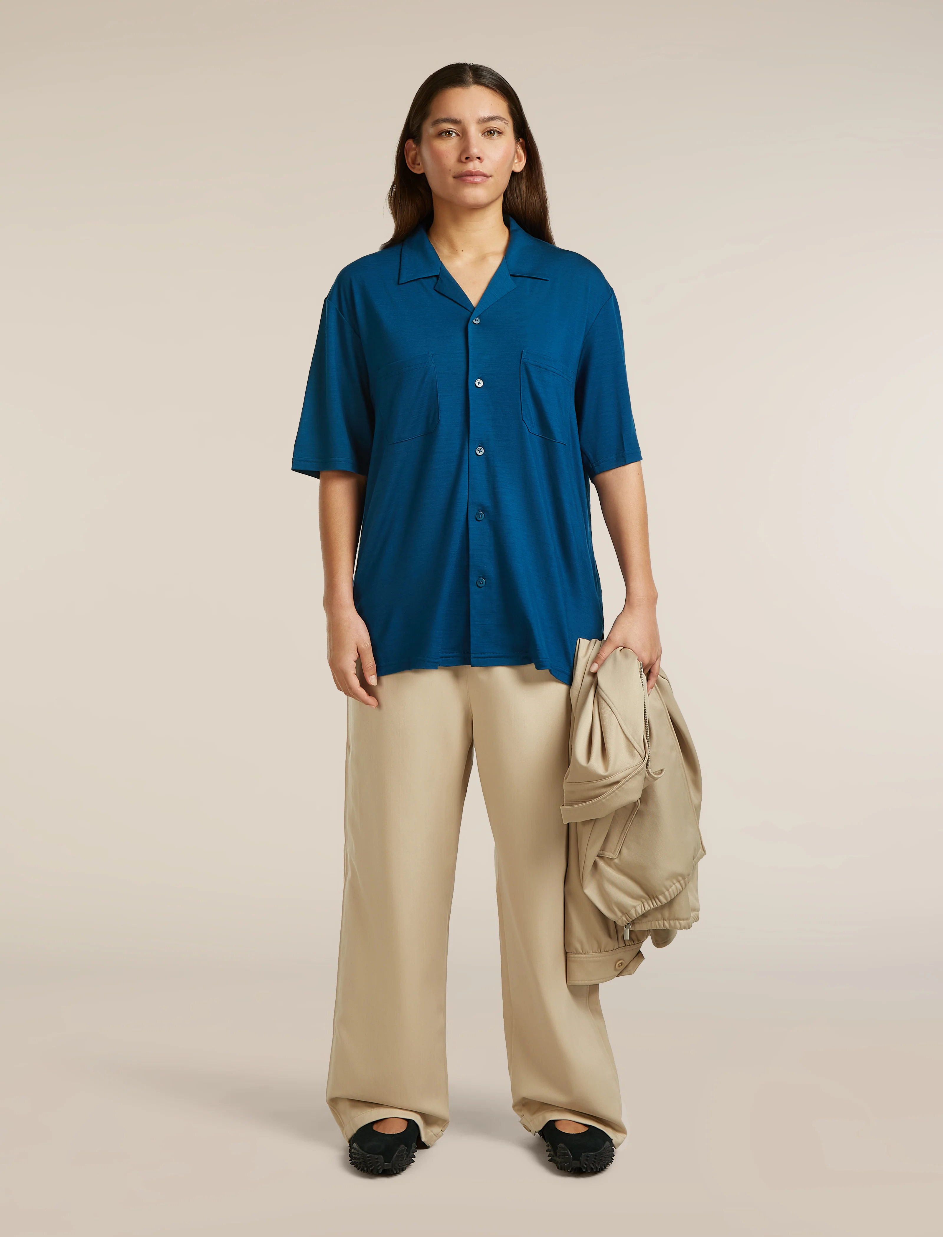 Unisex Merino Blend 125 Cool-Lite™ Short Sleeve Shirt - Image 10