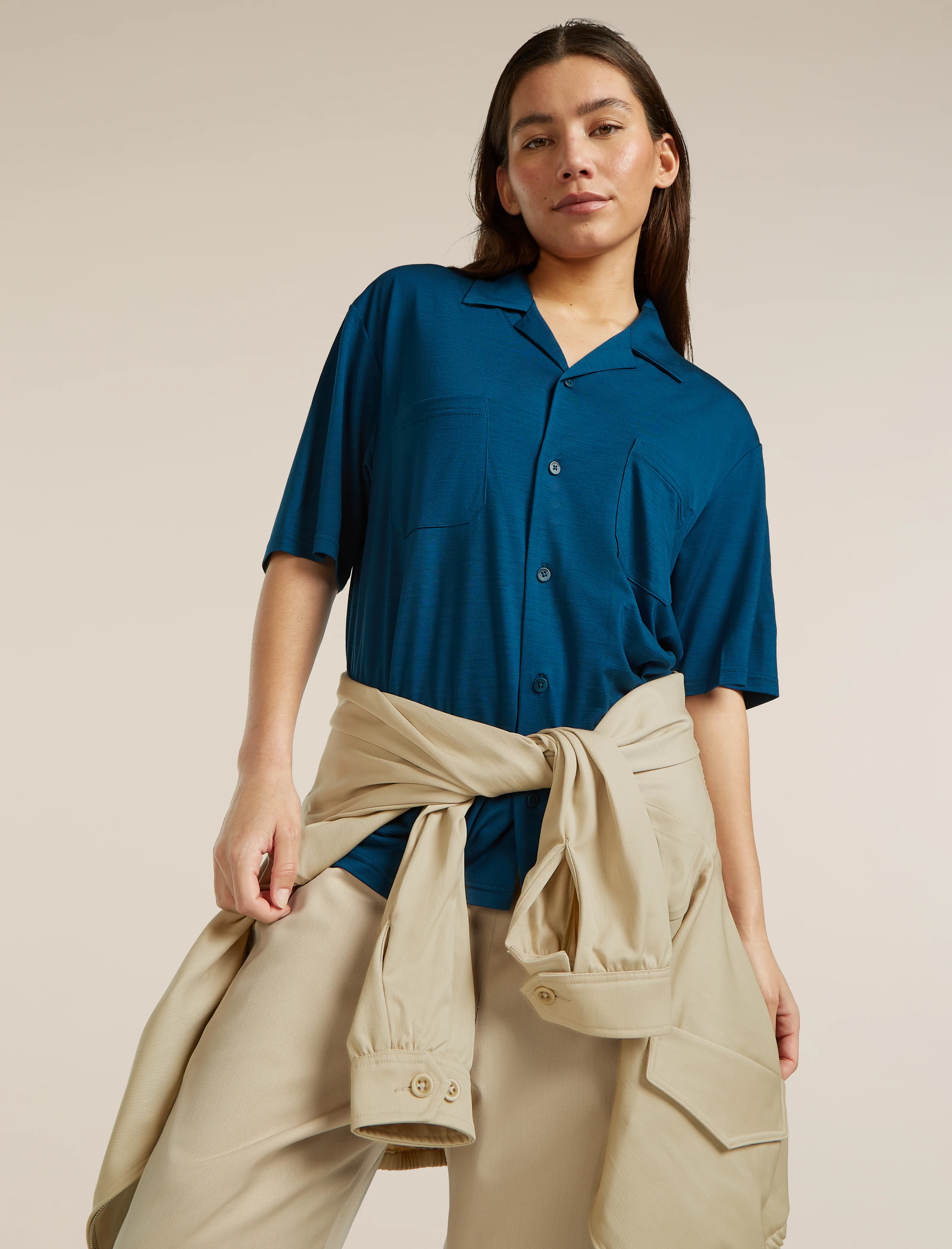 Unisex Merino Blend 125 Cool-Lite™ Short Sleeve Shirt - Image 15