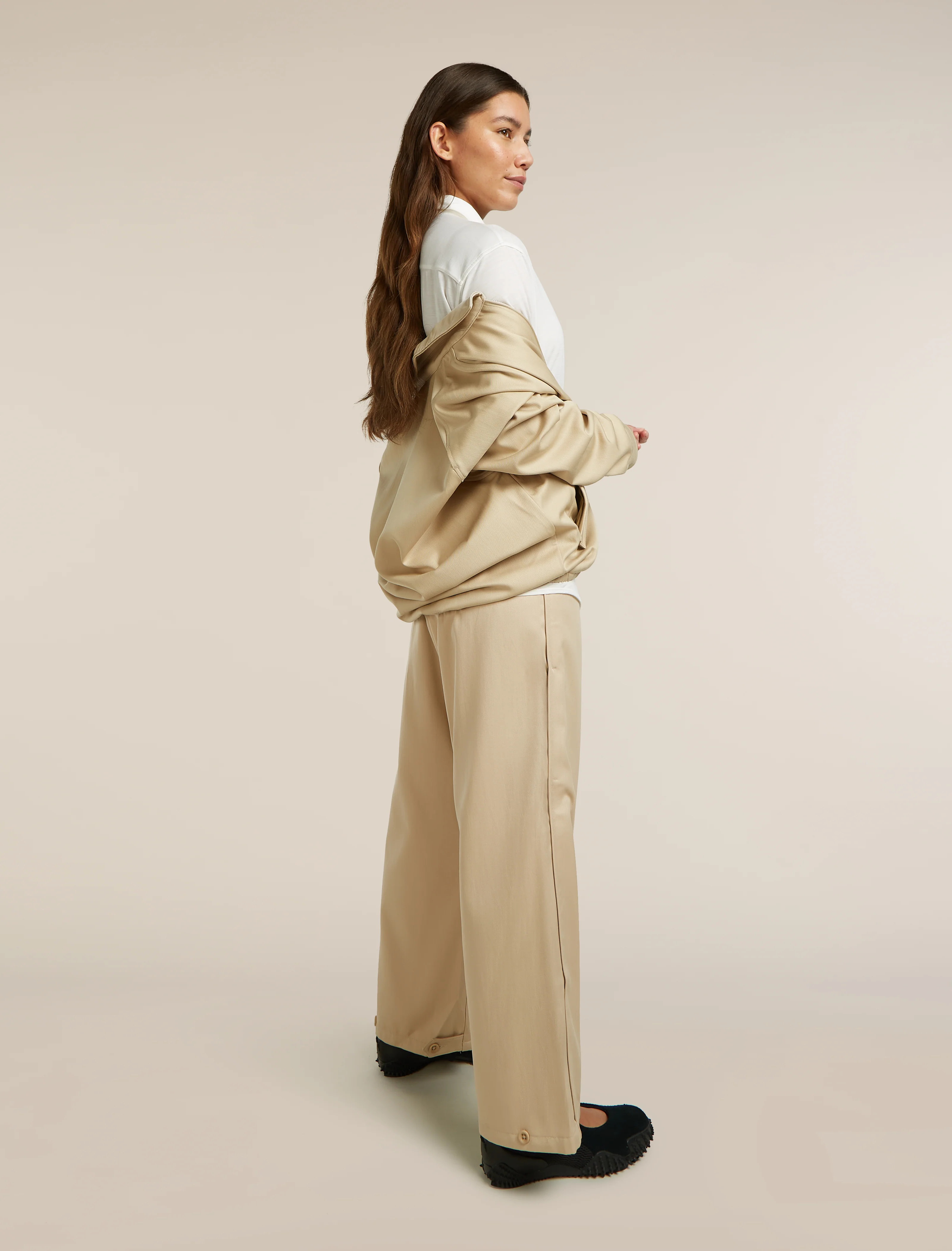 Unisex Merino Cotton Twill Adjustable Pants - Image 17