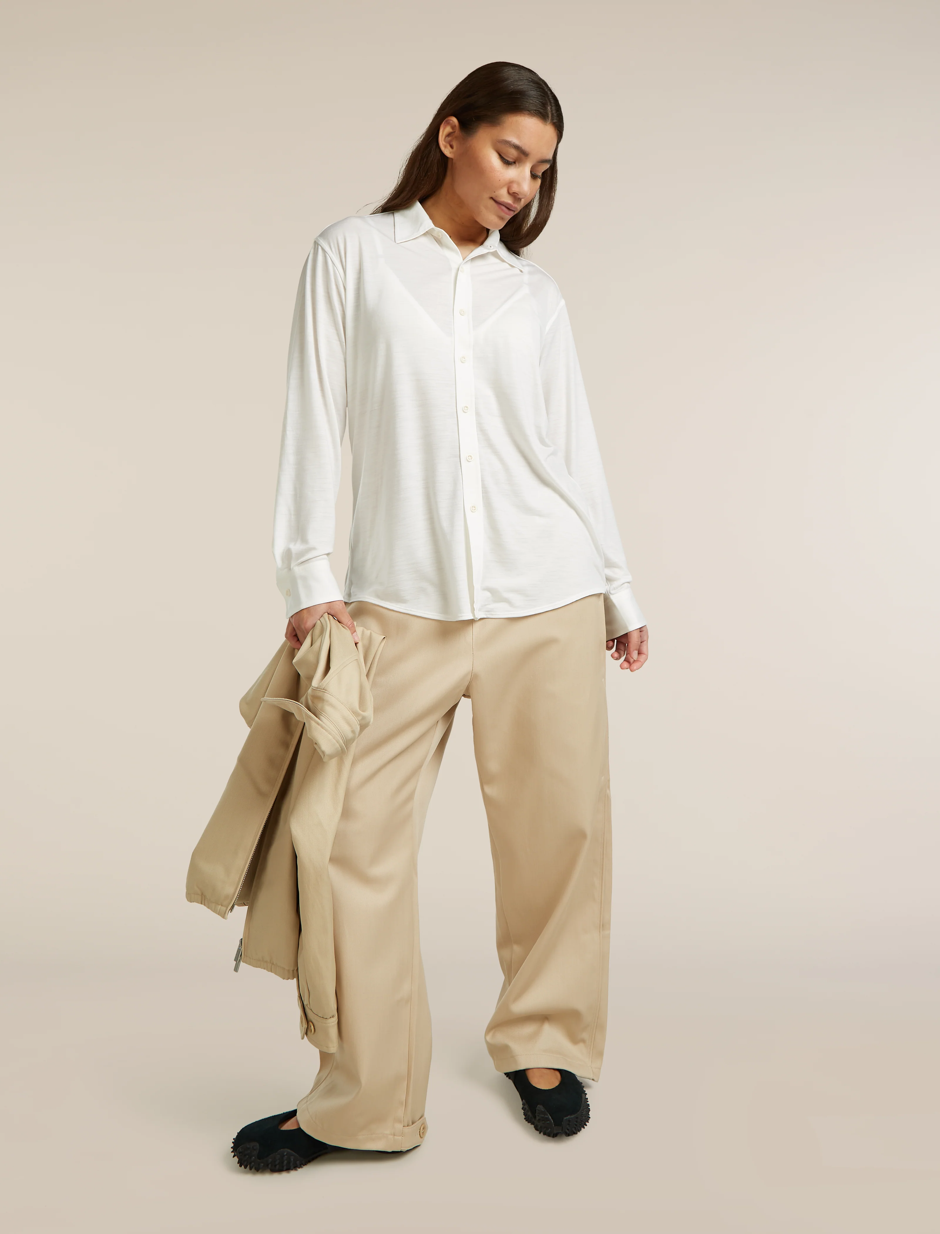 Unisex Merino Cotton Twill Adjustable Pants - Image 19