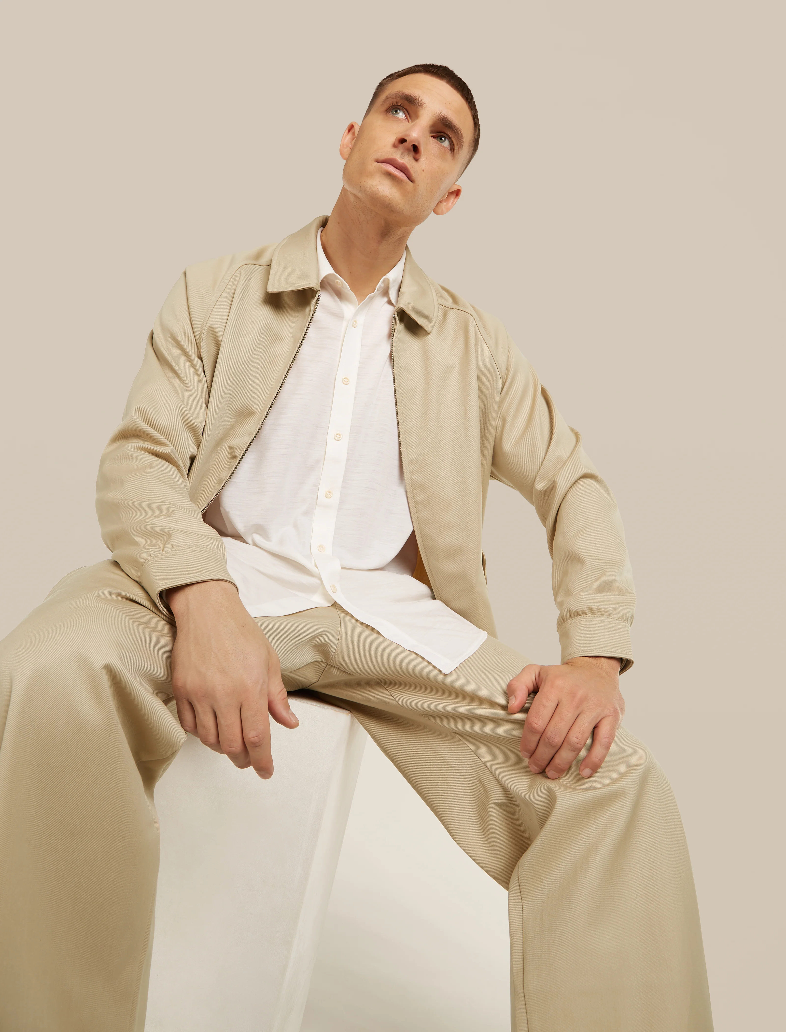 Unisex Merino Cotton Twill Shirt Jacket - Image 24