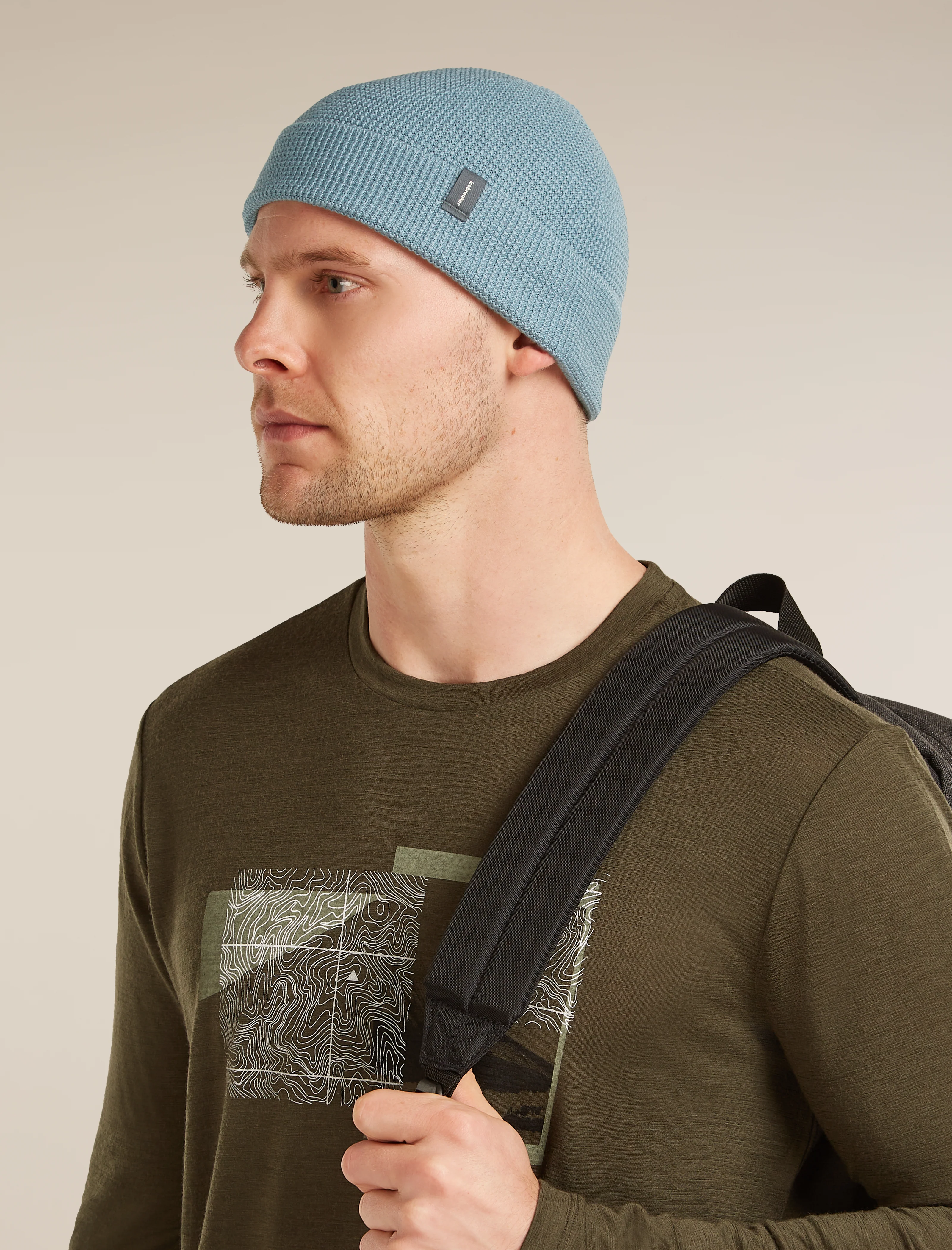 Unisex Merino Feadan Cuff Beanie - Image 4