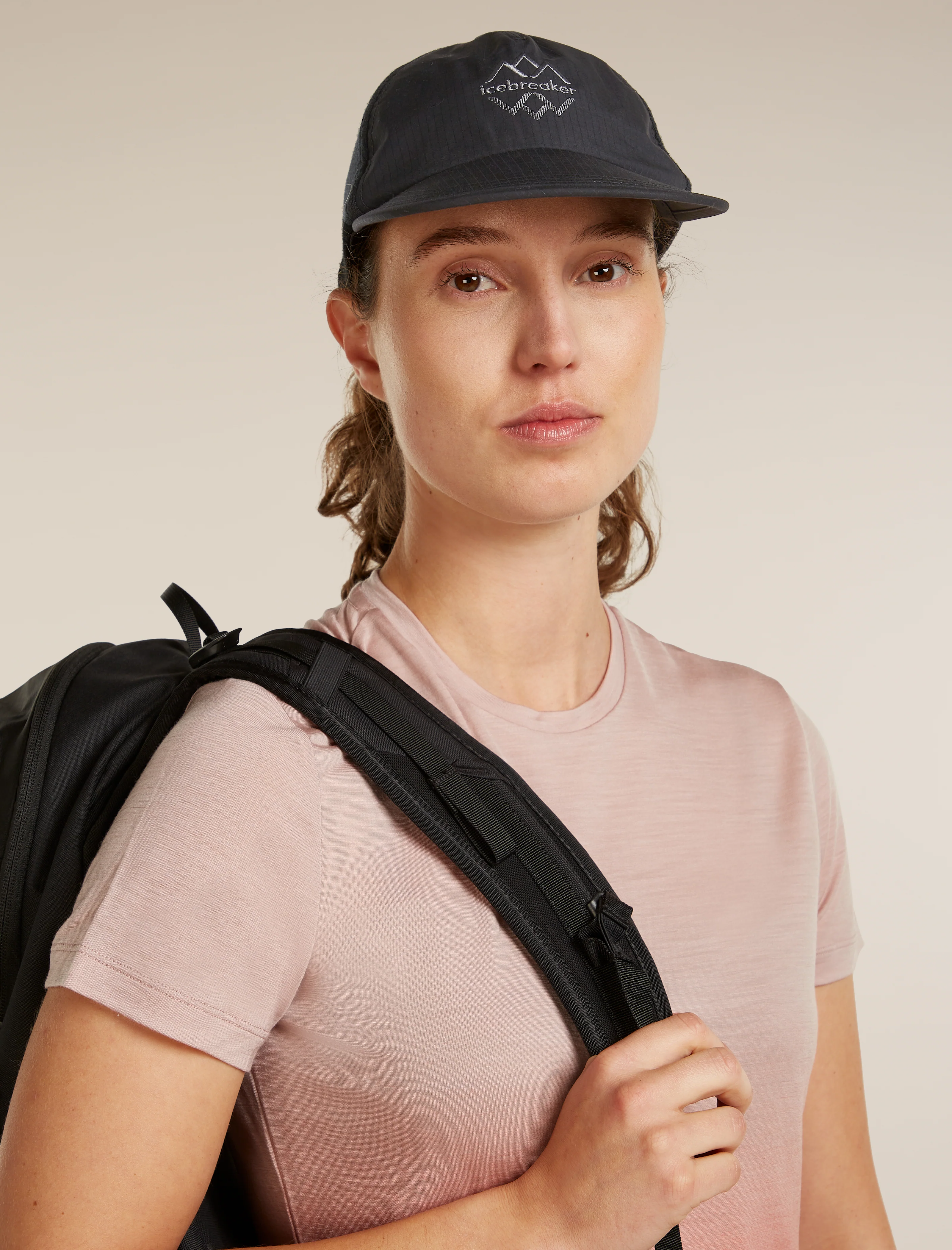 Unisex Shell+™ Cotton Windbreaker Trucker Hat Logo Reflections - Image 2