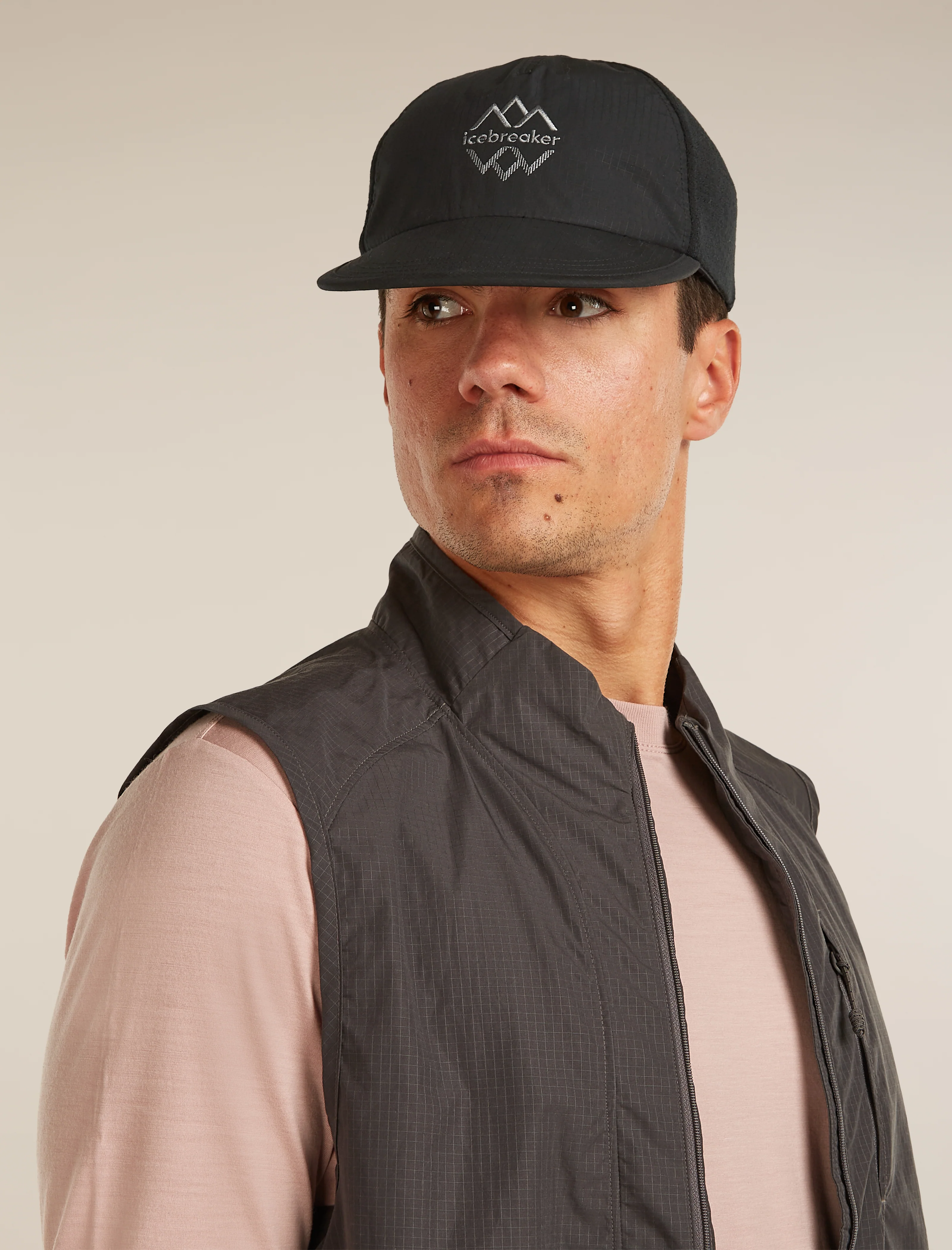 Unisex Shell+™ Cotton Windbreaker Trucker Hat Logo Reflections - Image 3