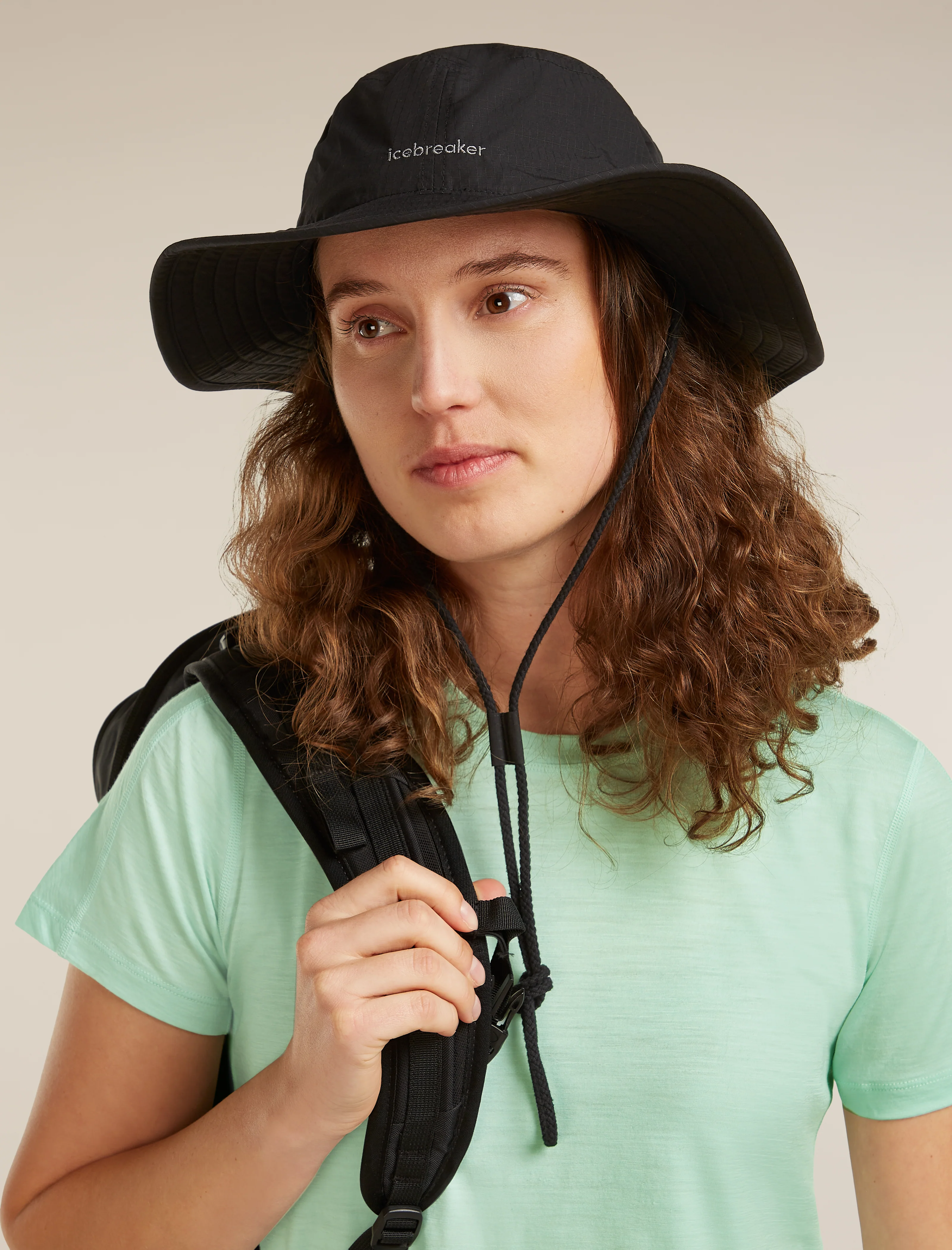 Unisex Shell+™ Cotton Windbreaker Wide-Brim Hat
