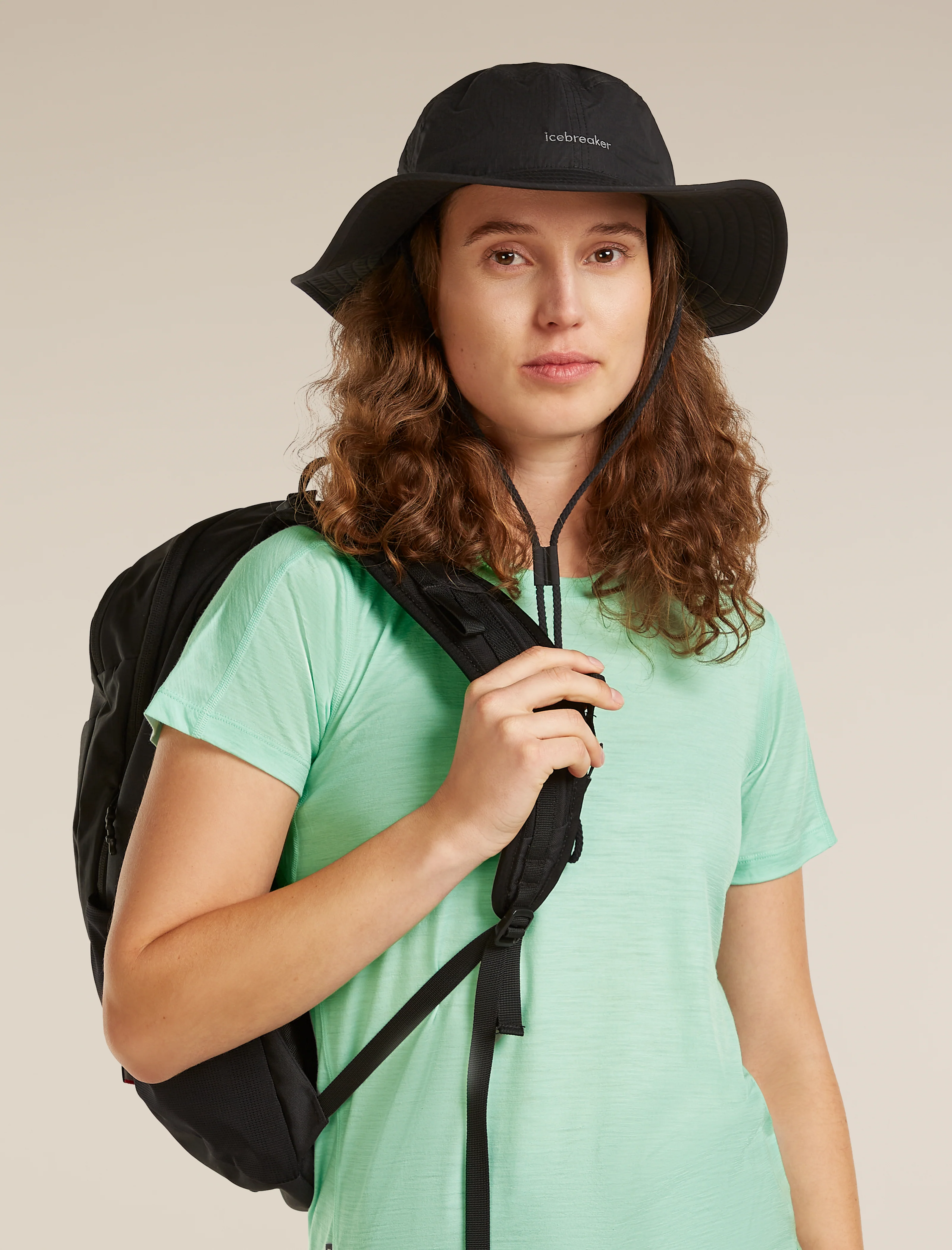 Unisex Shell+™ Cotton Windbreaker Wide-Brim Hat - Image 3