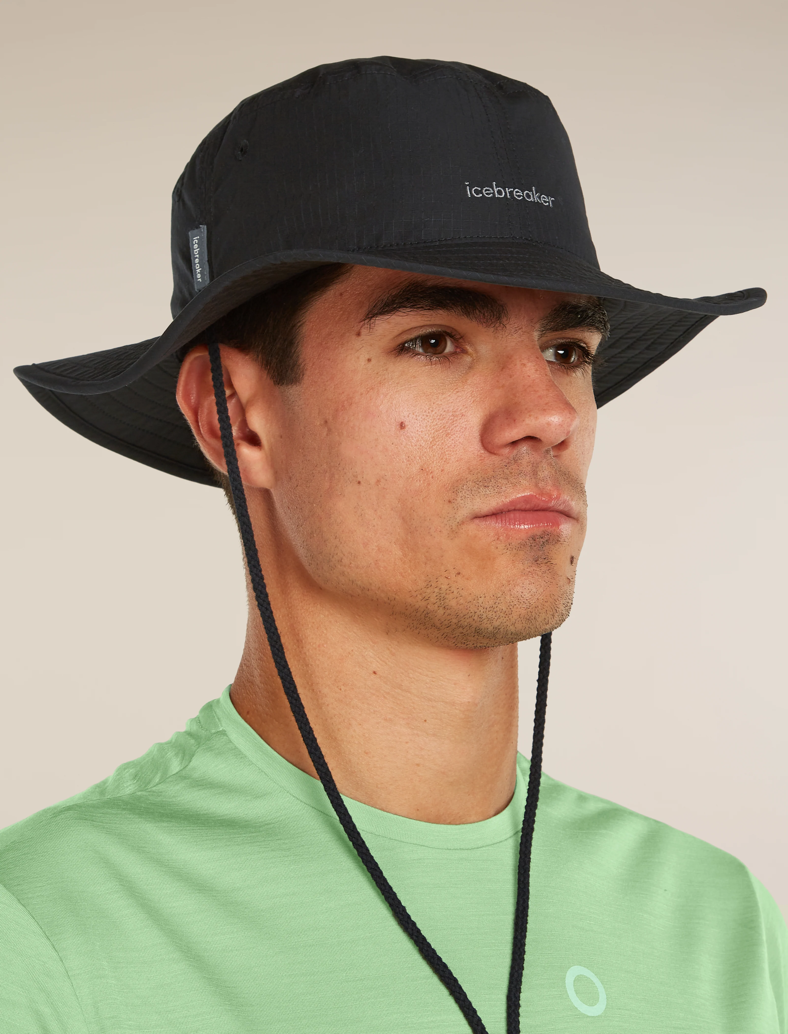 Unisex Shell+™ Cotton Windbreaker Wide-Brim Hat - Image 5