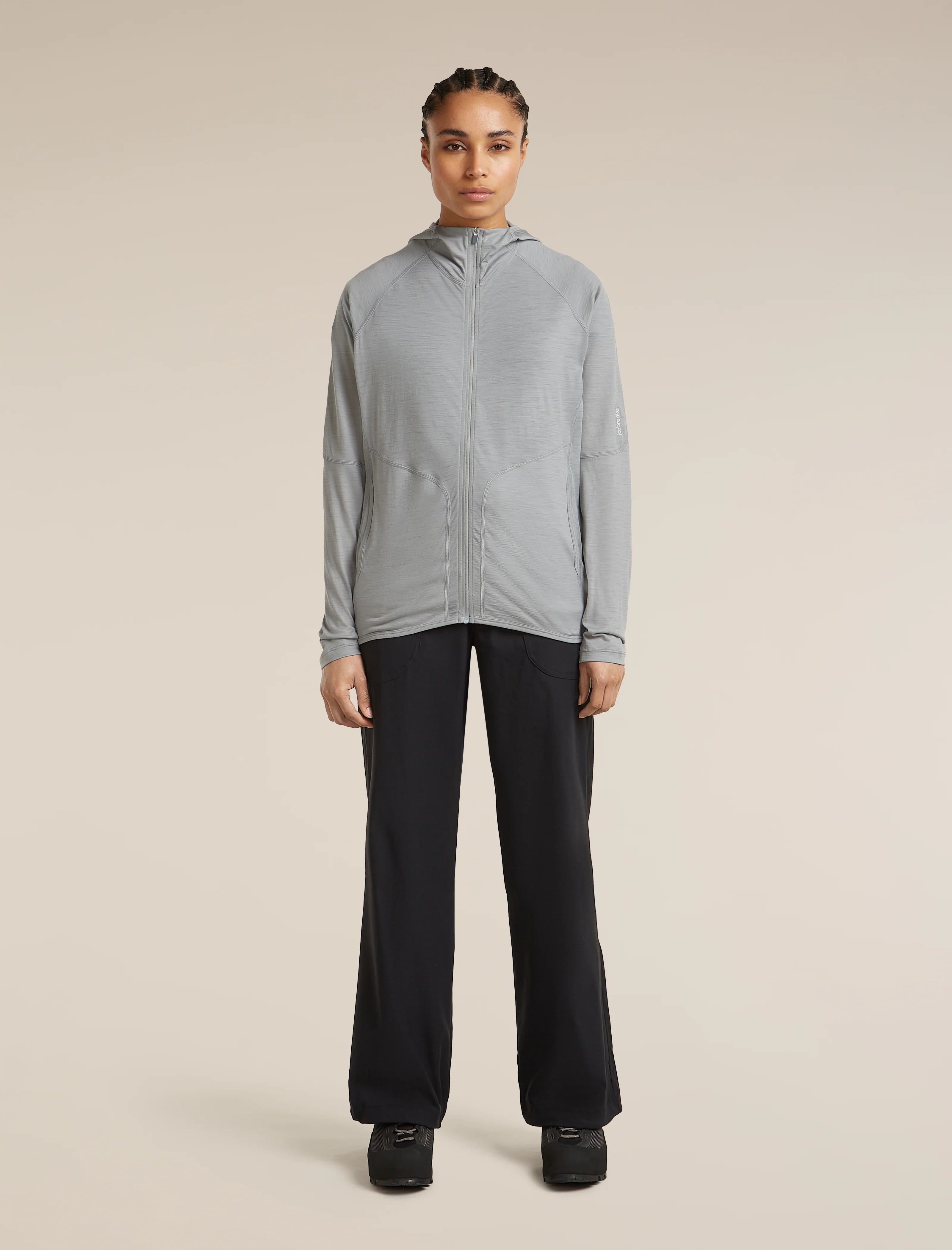 Women's 150 MerinoFine™ Ace Long Sleeve Zip Hoodie - Image 3