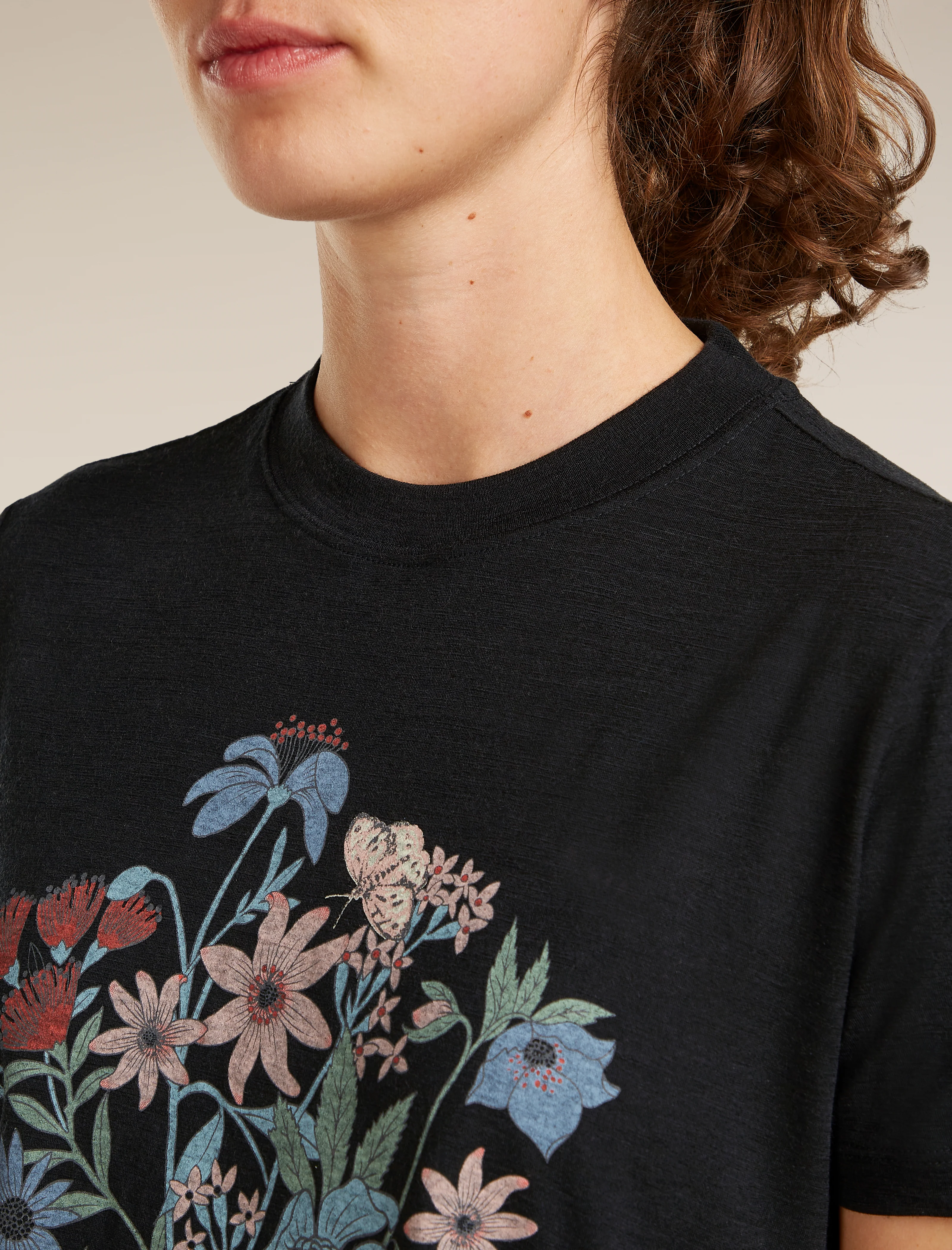Women's Merino 150 Tech Lite Short Sleeve Crop Tee NZ Flora - Image 6