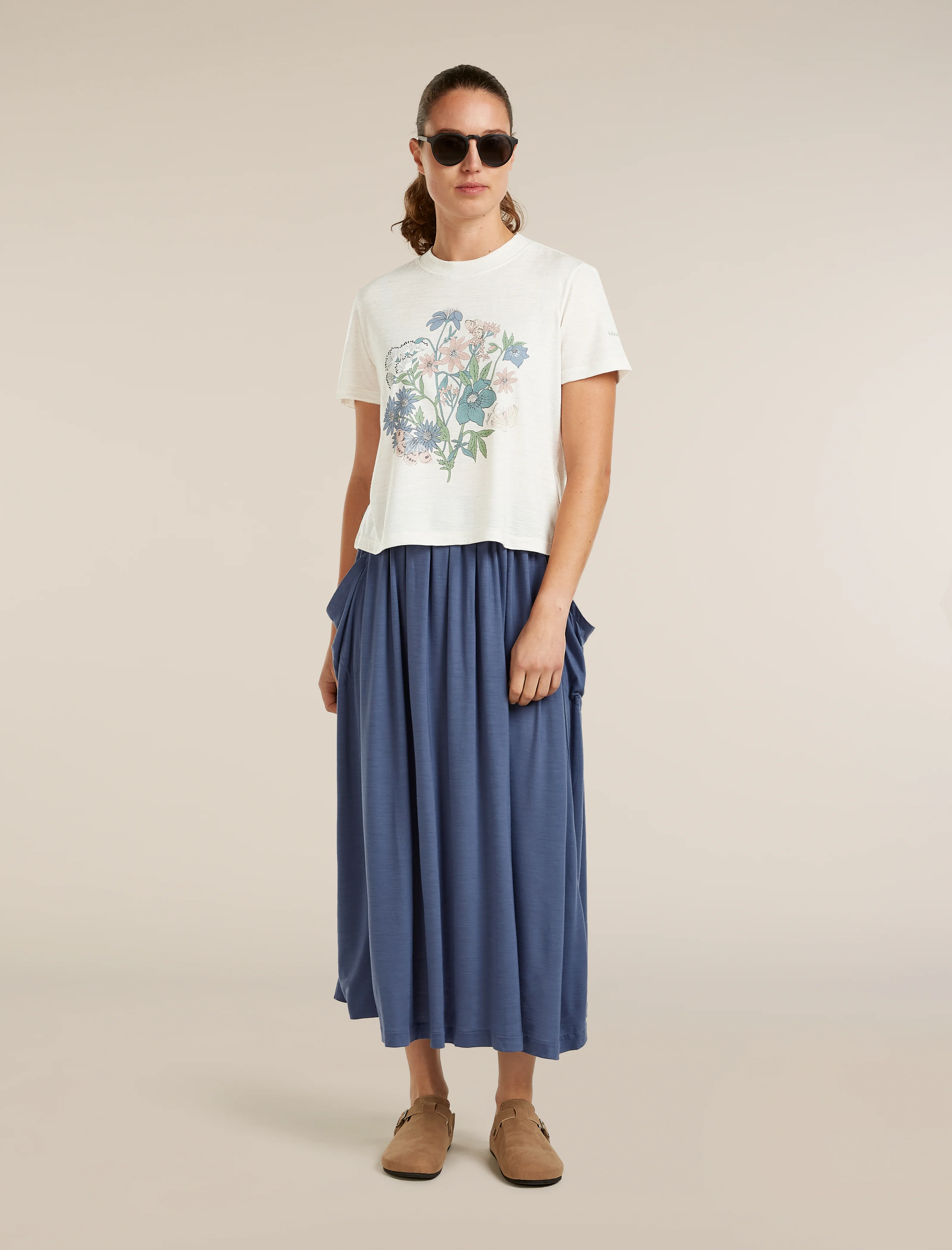 Women's Merino 150 Tech Lite Short Sleeve Crop Tee NZ Flora - Image 4