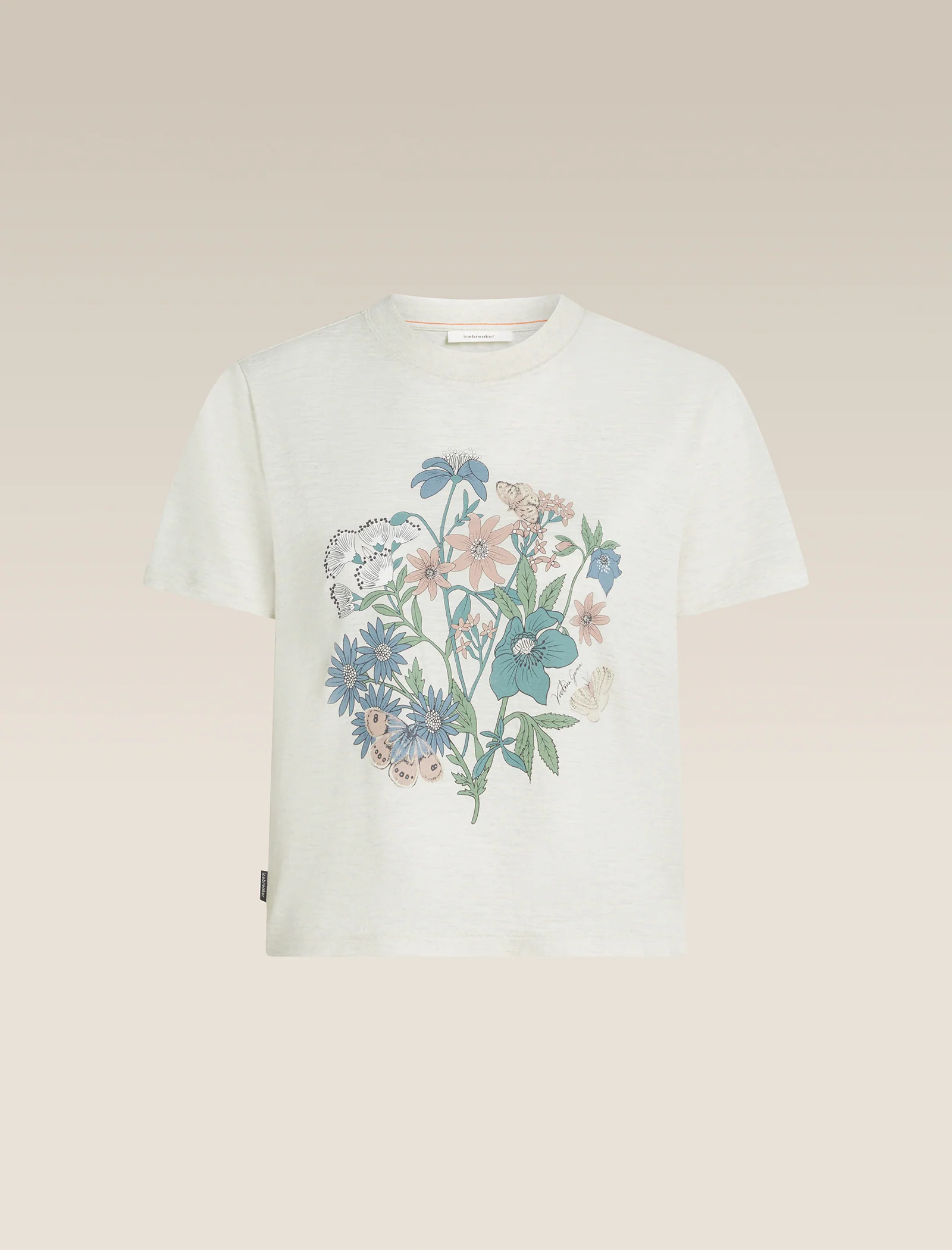 Women's Merino 150 Tech Lite Short Sleeve Crop Tee NZ Flora - Image 7