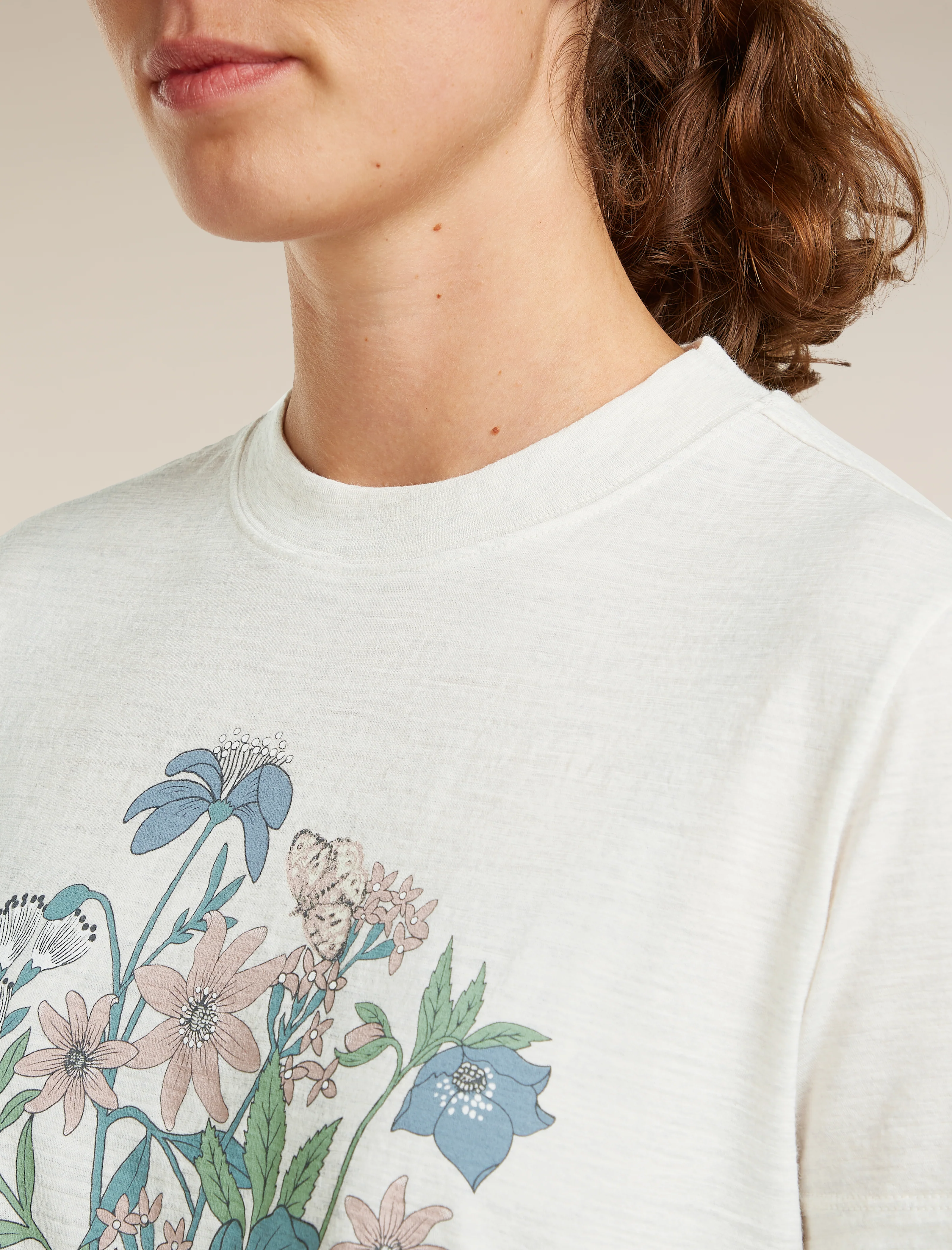 Women's Merino 150 Tech Lite Short Sleeve Crop Tee NZ Flora - Image 9