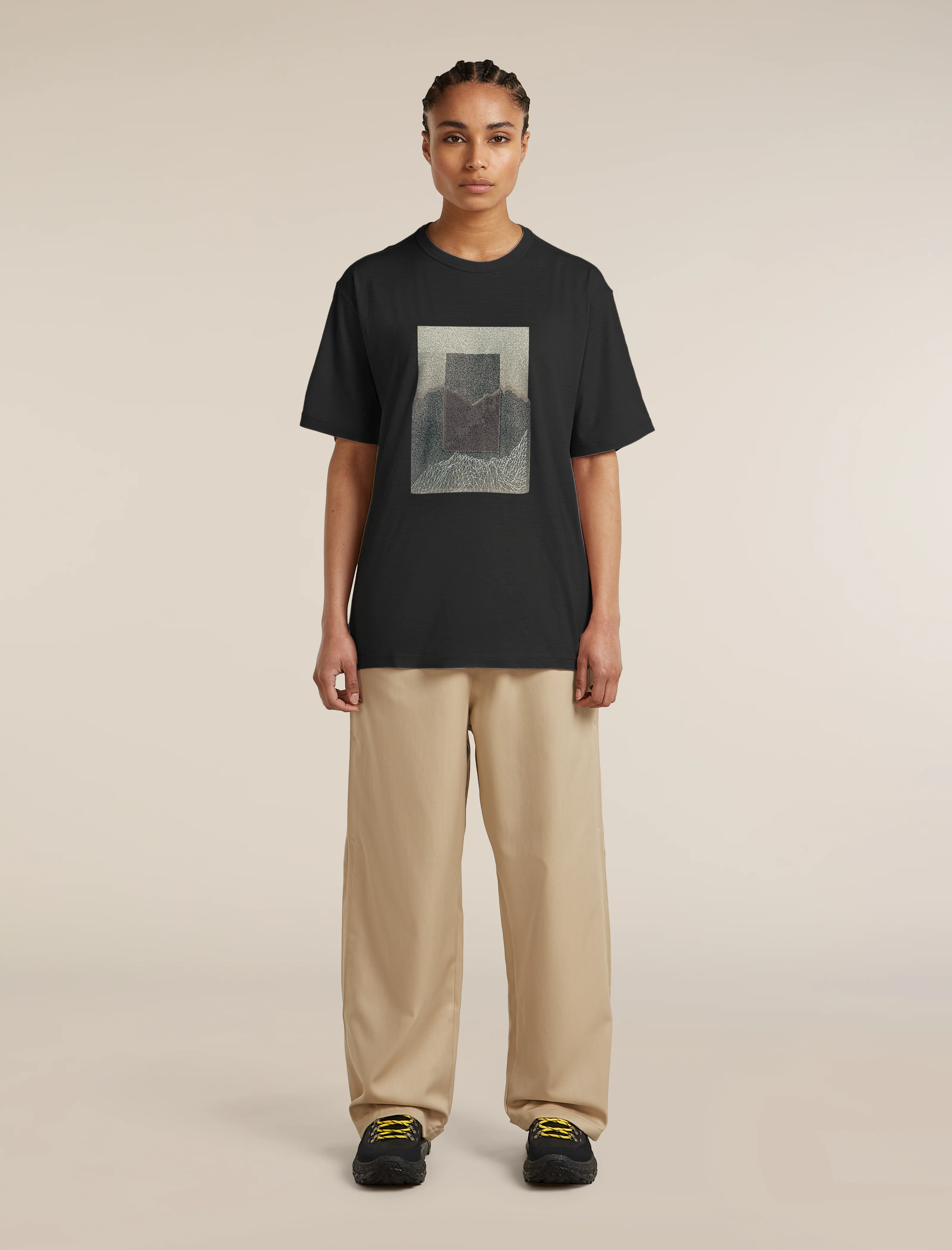 Women's Merino 150 Tech Lite Short Sleeve Relaxed Tee Mountain Shift - Image 3