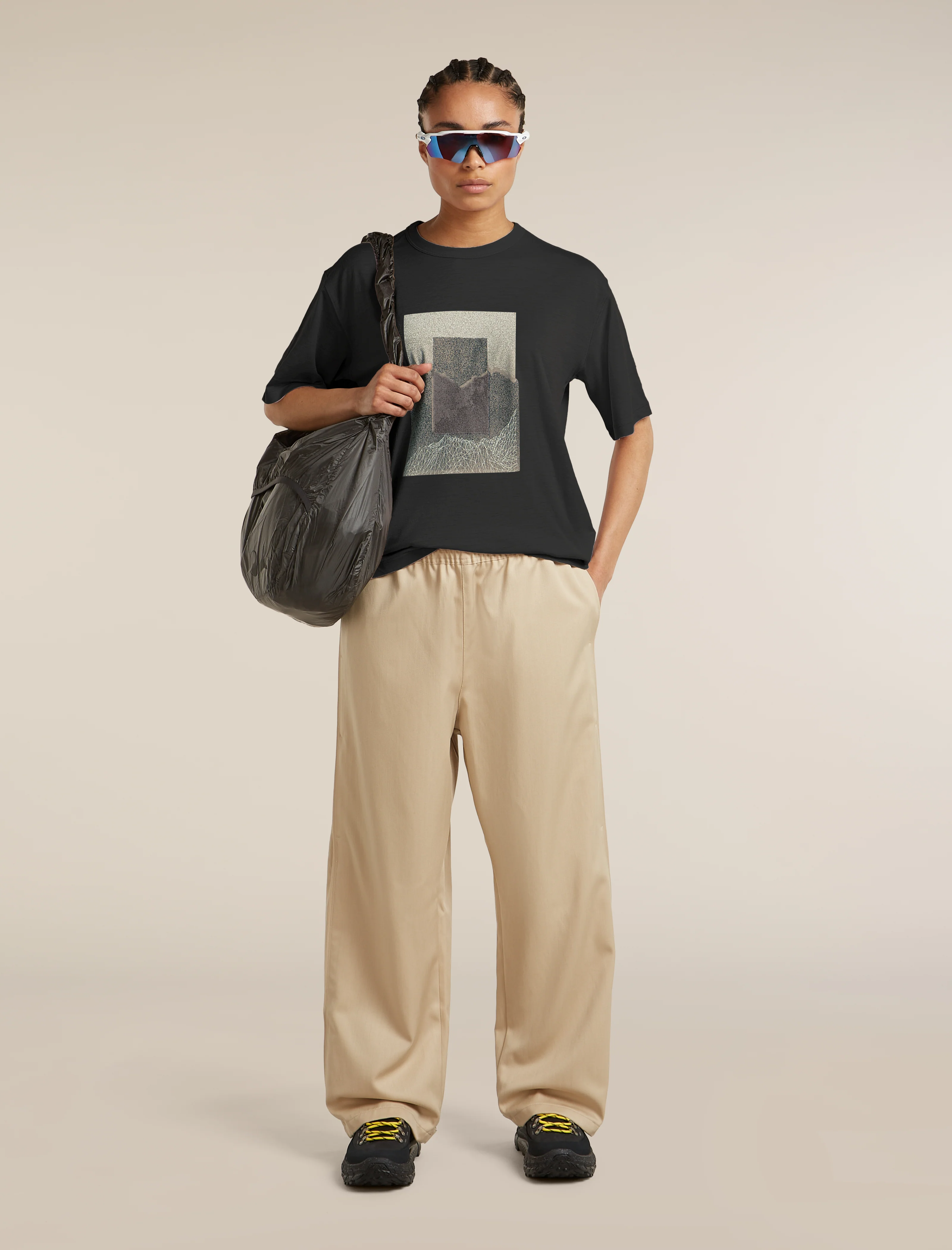 Women's Merino 150 Tech Lite Short Sleeve Relaxed Tee Mountain Shift - Image 4