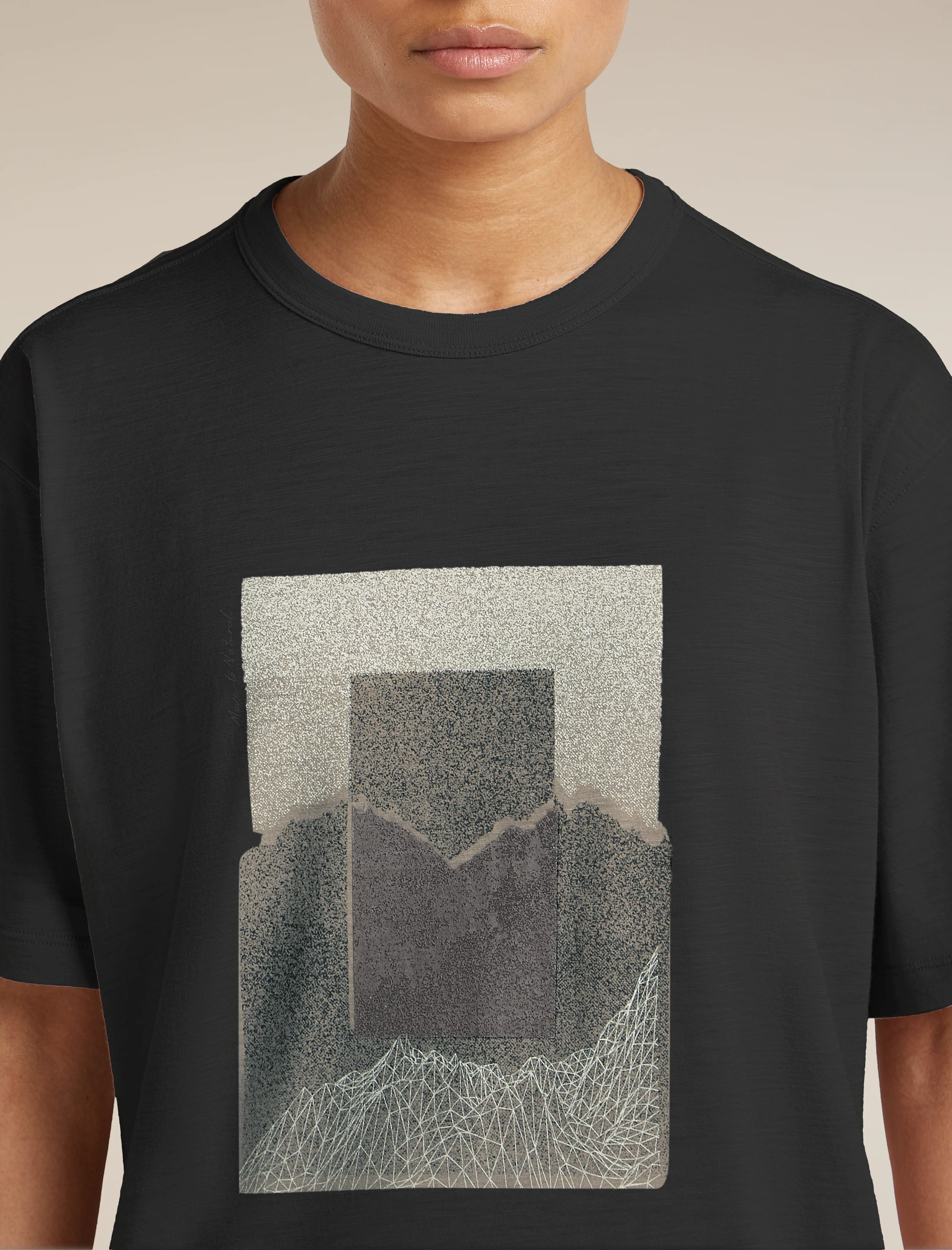 Women's Merino 150 Tech Lite Short Sleeve Relaxed Tee Mountain Shift - Image 5