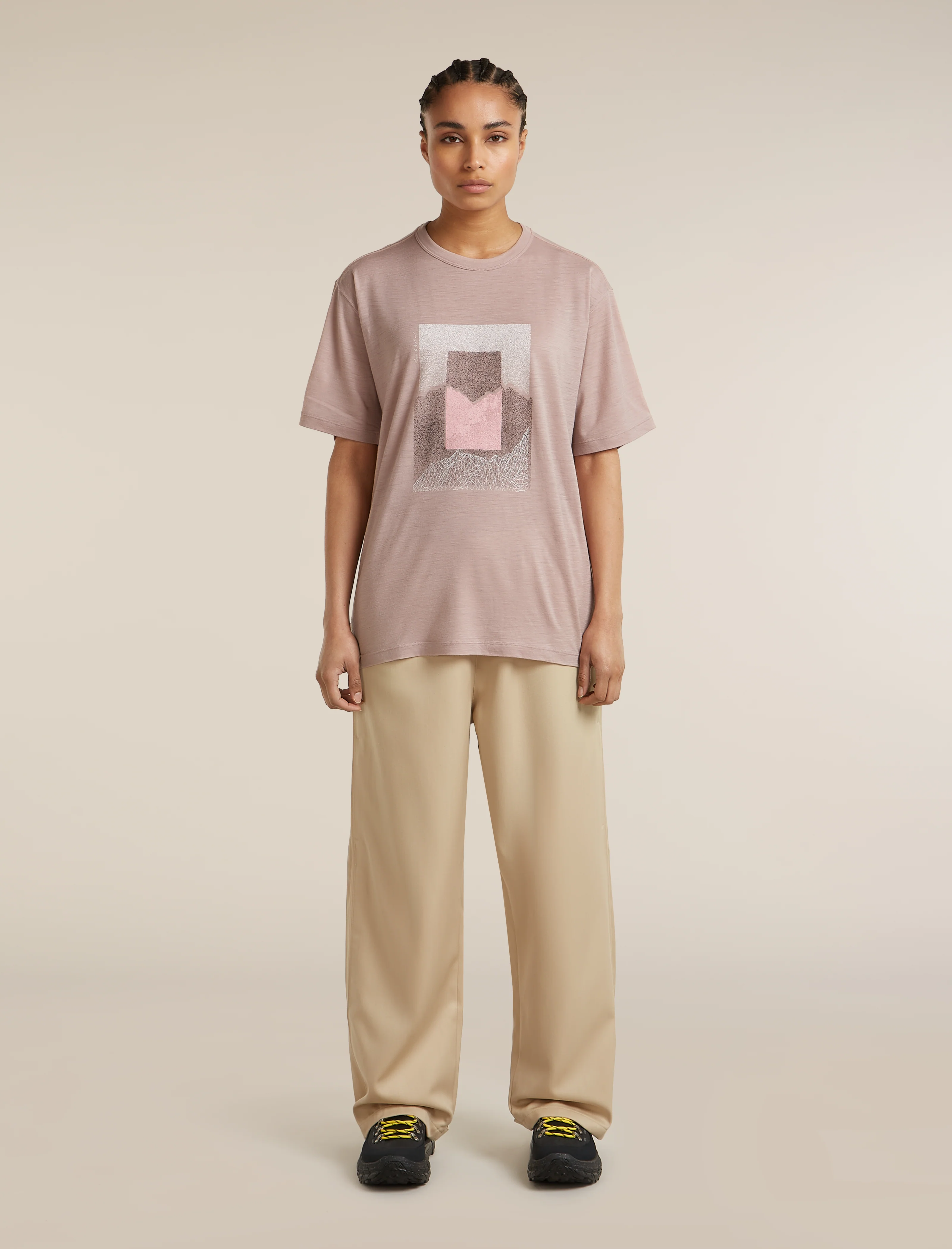 Women's Merino 150 Tech Lite Short Sleeve Relaxed Tee Mountain Shift - Image 3