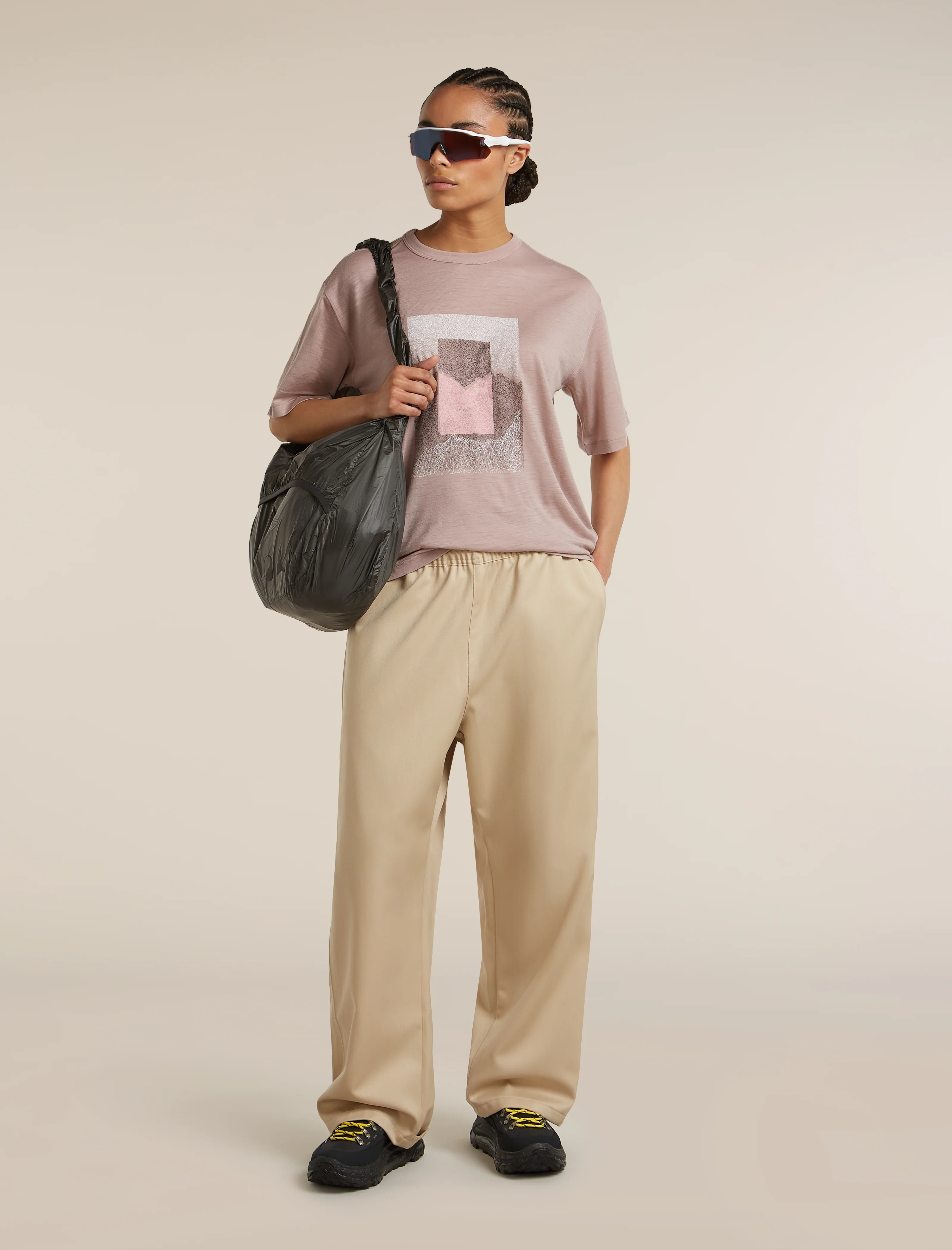 Women's Merino 150 Tech Lite Short Sleeve Relaxed Tee Mountain Shift - Image 4