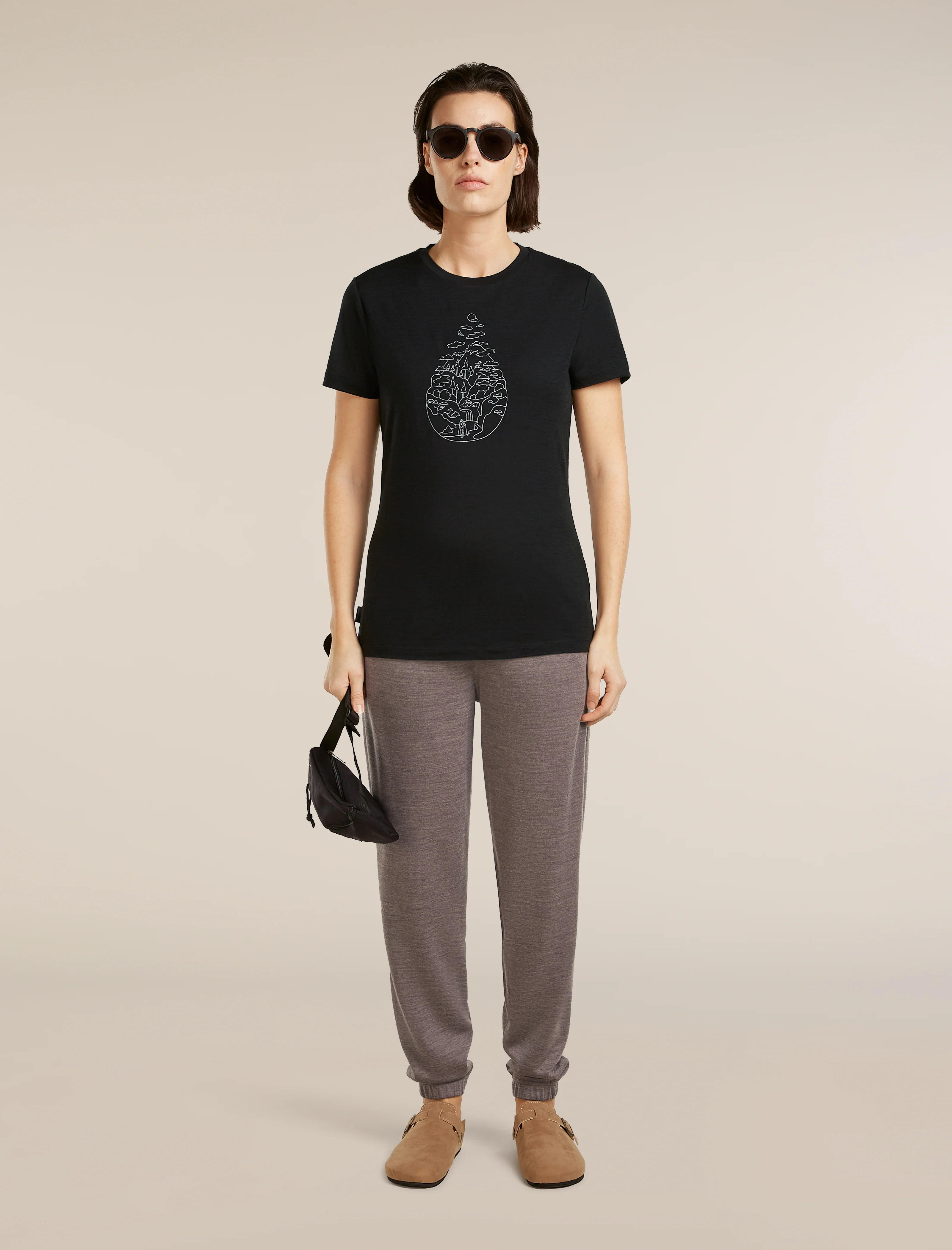 Women's Merino 150 Tech Lite Short Sleeve Tee Hike Path - Image 4
