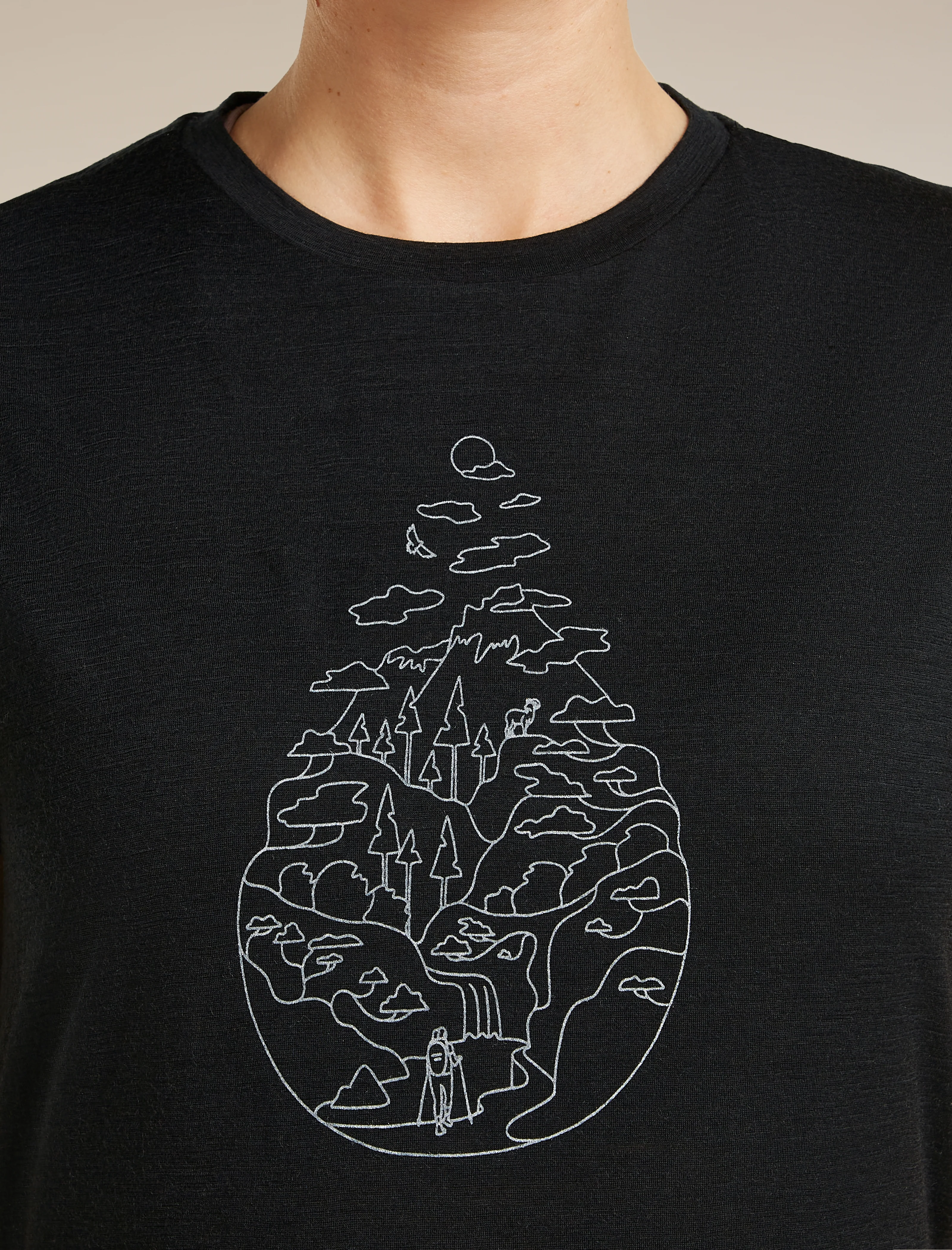 Women's Merino 150 Tech Lite Short Sleeve Tee Hike Path - Image 5