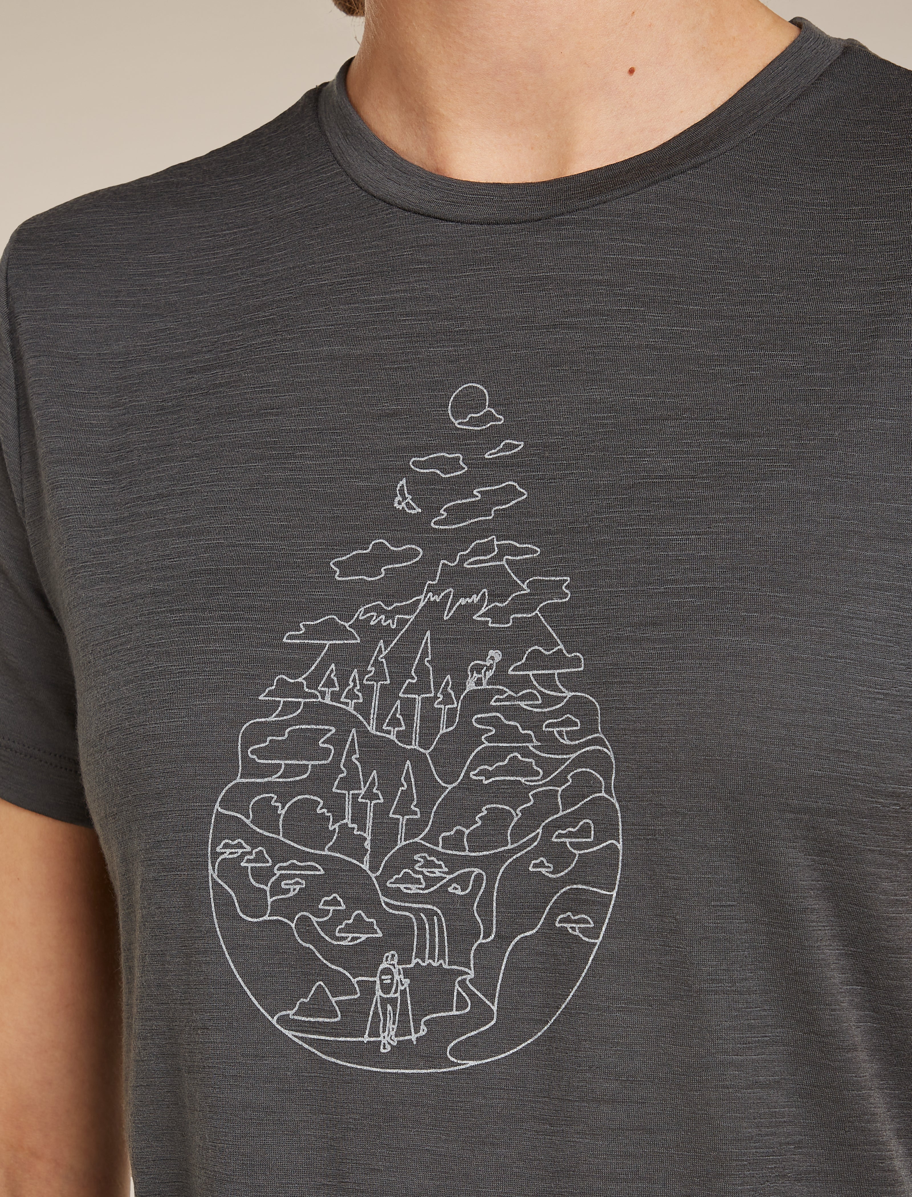 Women's Merino 150 Tech Lite Short Sleeve Tee Hike Path - Image 5