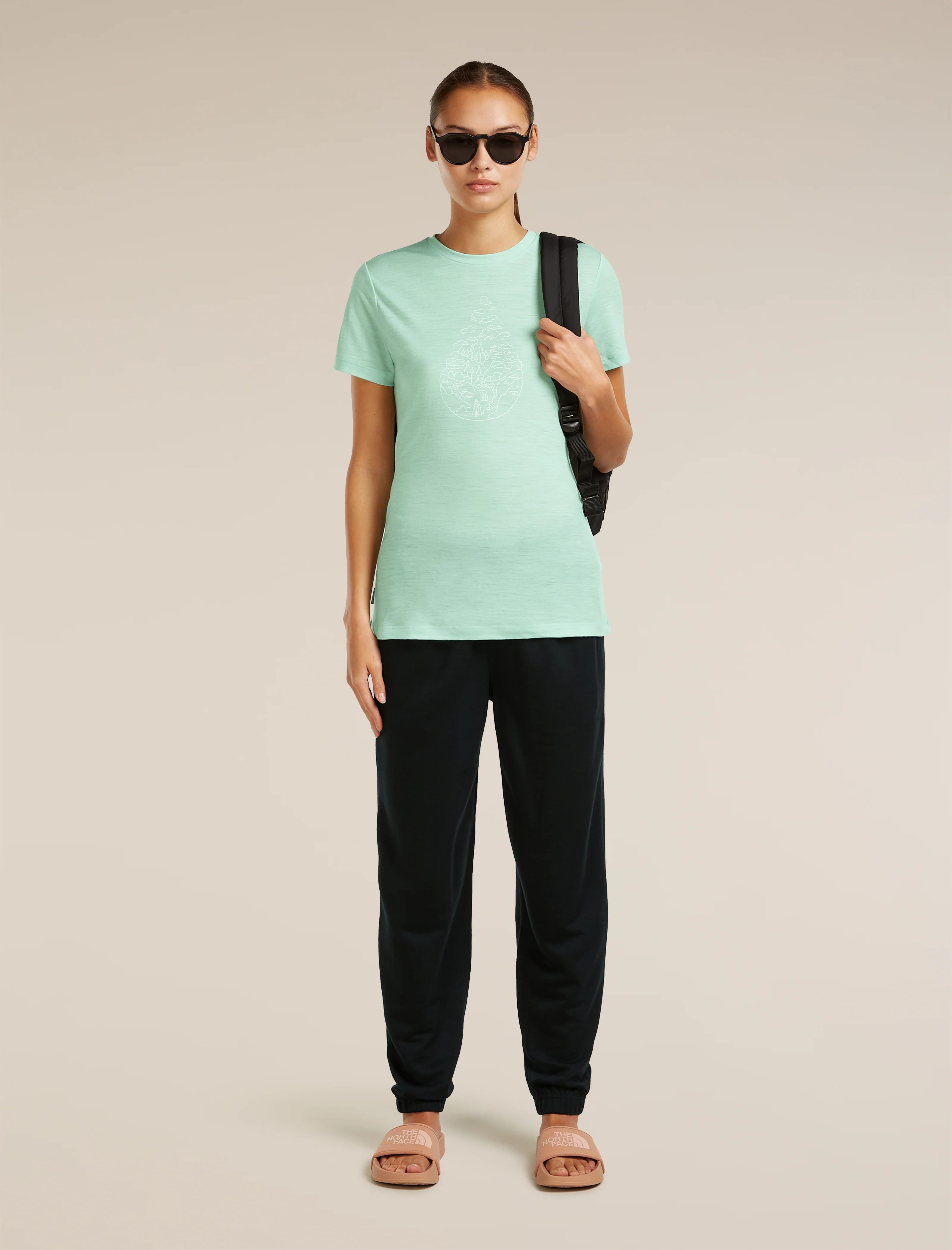 Women's Merino 150 Tech Lite Short Sleeve Tee Hike Path - Image 4