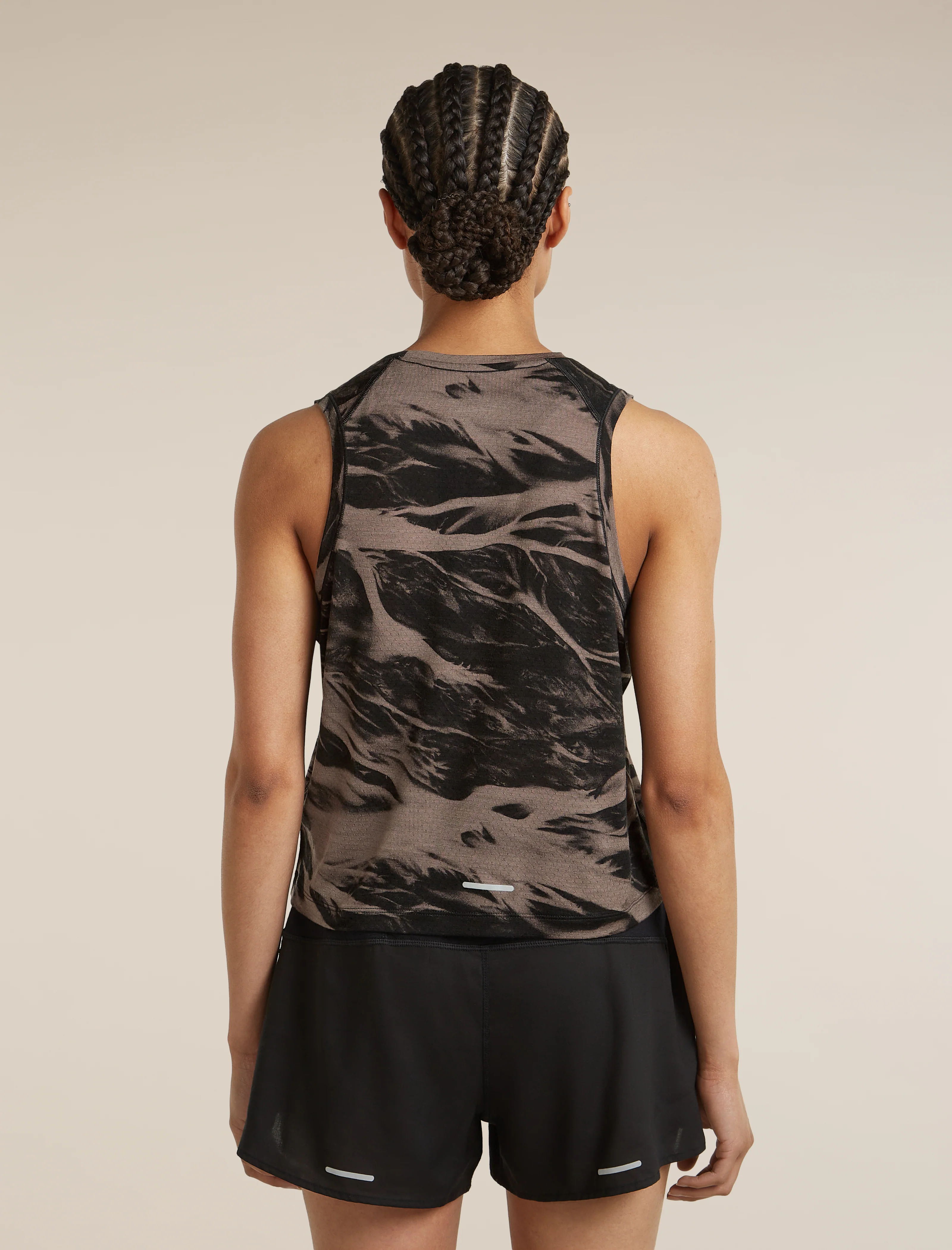 Women's Merino Blend 125 Cool-Lite™ Speed Tank Motion AOP - Image 2