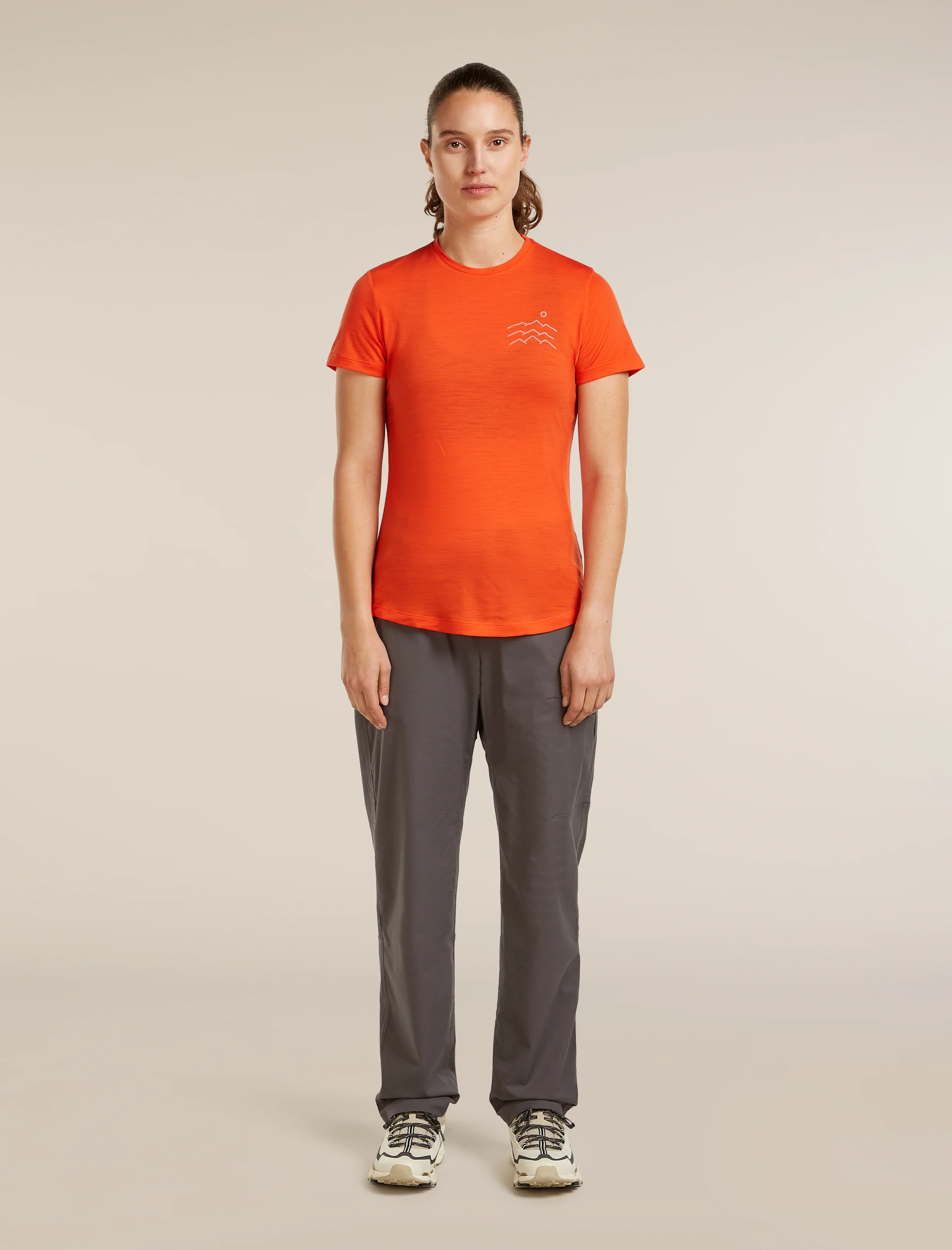 Women's Merino Blend 125 Cool-Lite™ Sphere Short Sleeve Tee Across The Peaks - Image 3