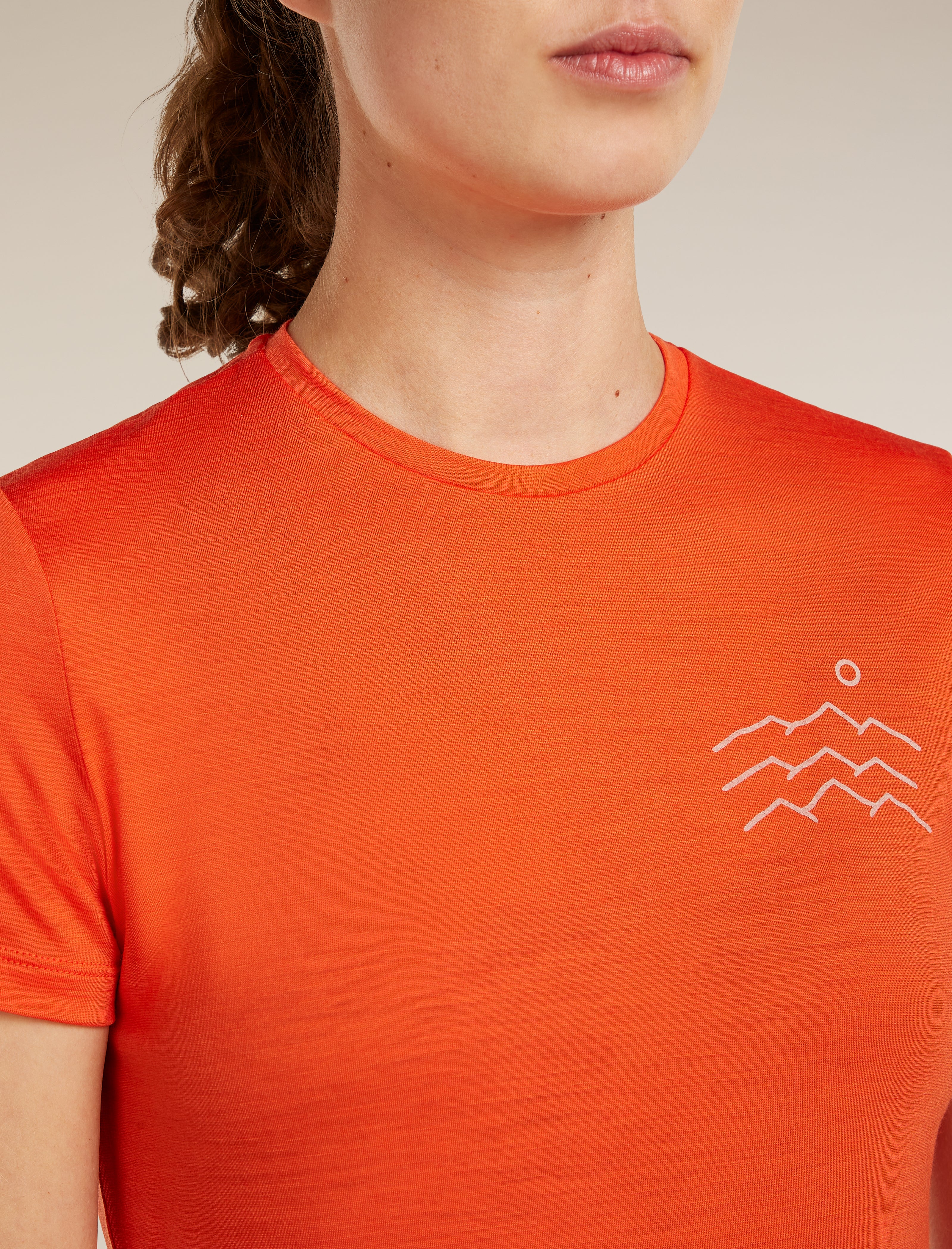 Women's Merino Blend 125 Cool-Lite™ Sphere Short Sleeve Tee Across The Peaks - Image 6