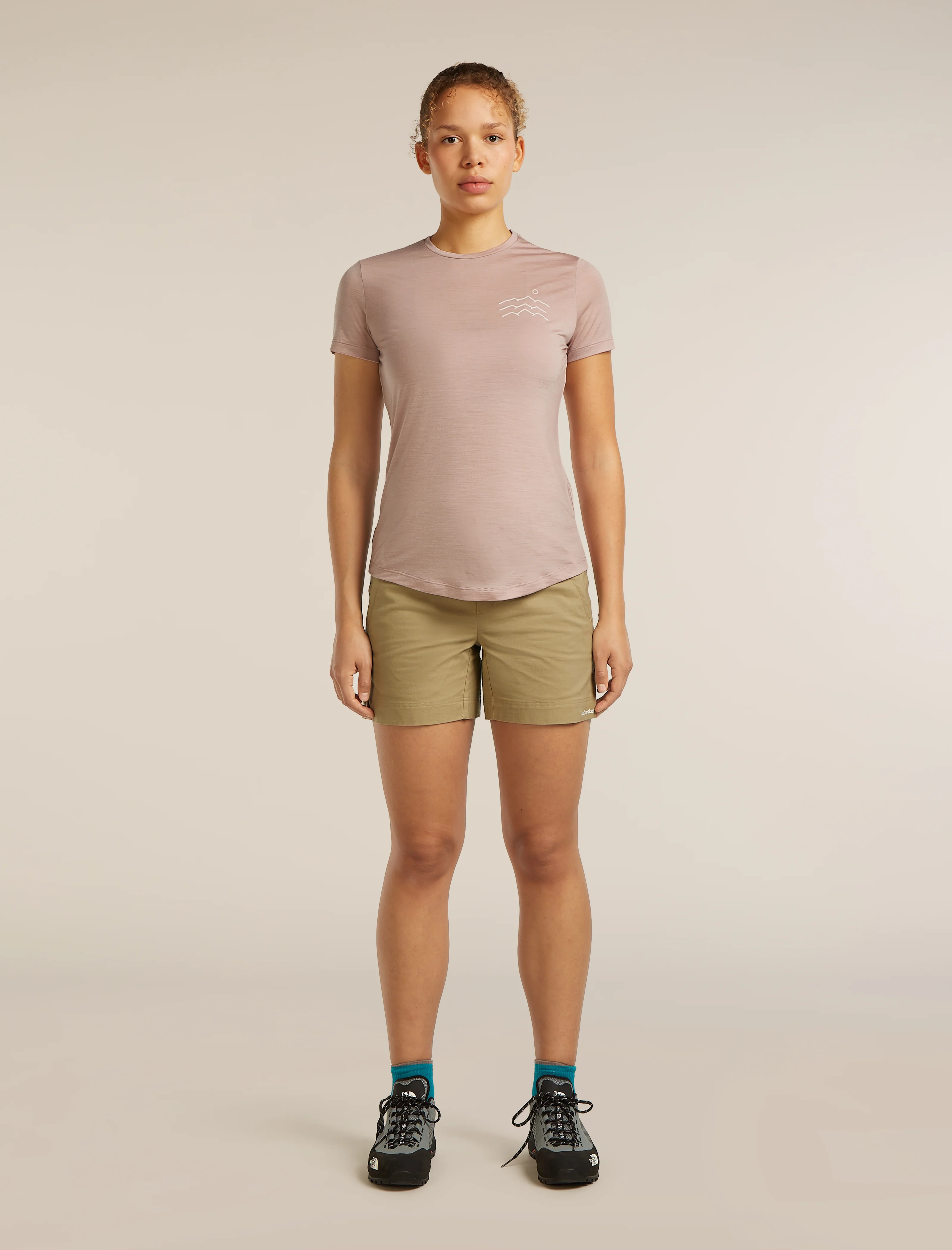 Women's Merino Blend 125 Cool-Lite™ Sphere Short Sleeve T-Shirt Across the Peaks - Image 3
