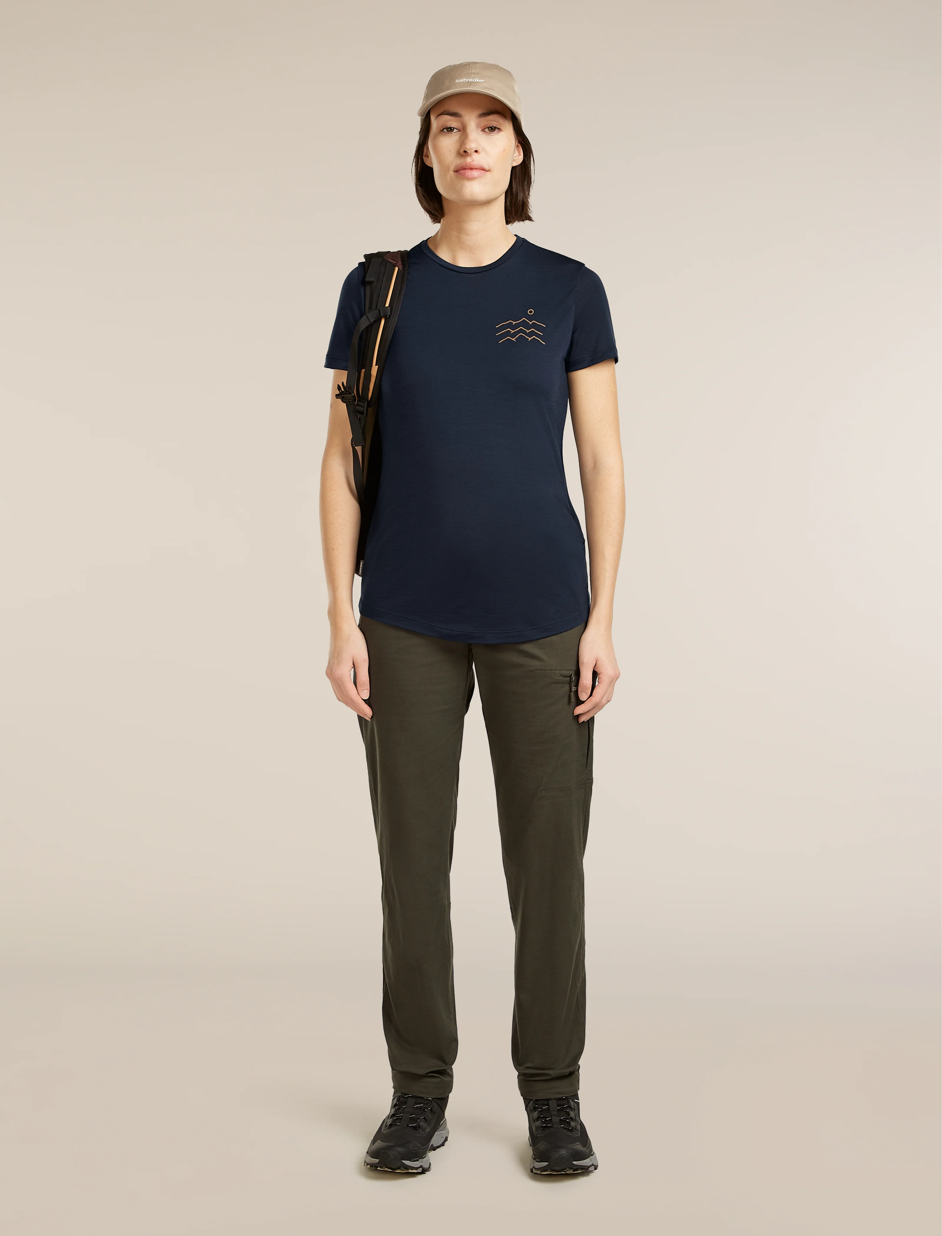 Women's Merino Blend 125 Cool-Lite™ Sphere Short Sleeve Tee Across The Peak - Image 4