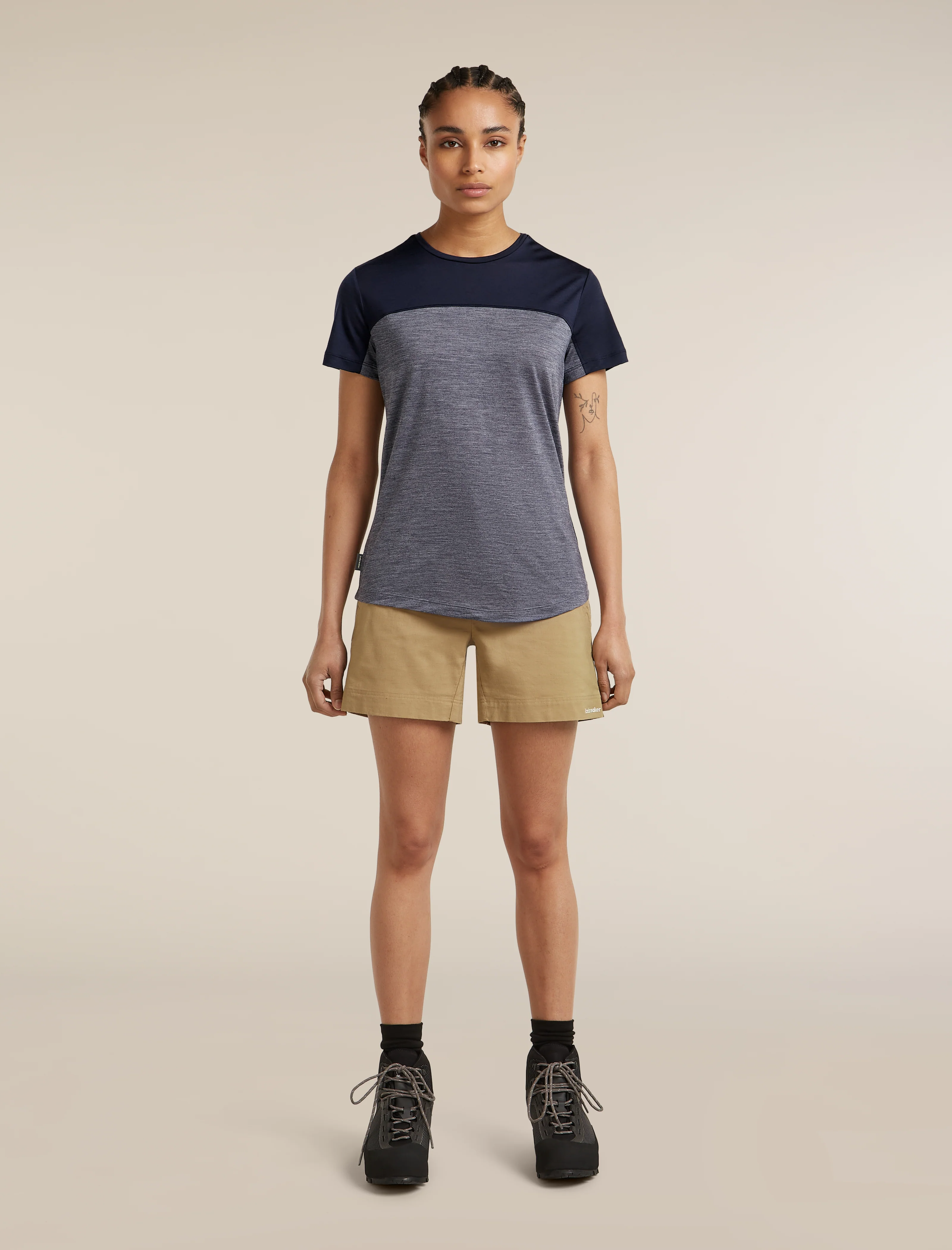 Women's Merino Blend 125 Cool-Lite™ Sphere Short Sleeve Tee Colour Block - Image 3