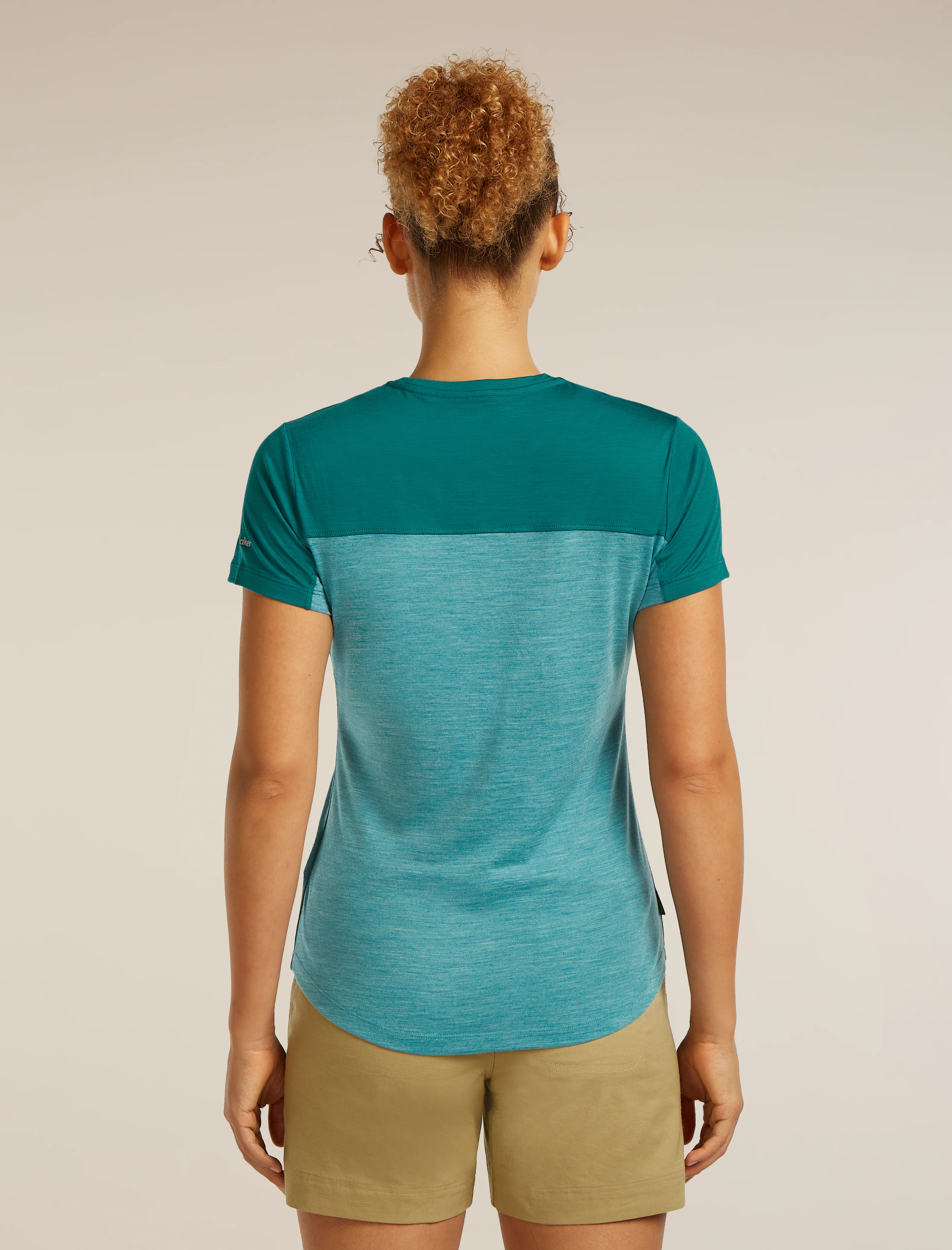 Women's Merino Blend 125 Cool-Lite™ Sphere Short Sleeve Tee Colour Block - Image 2