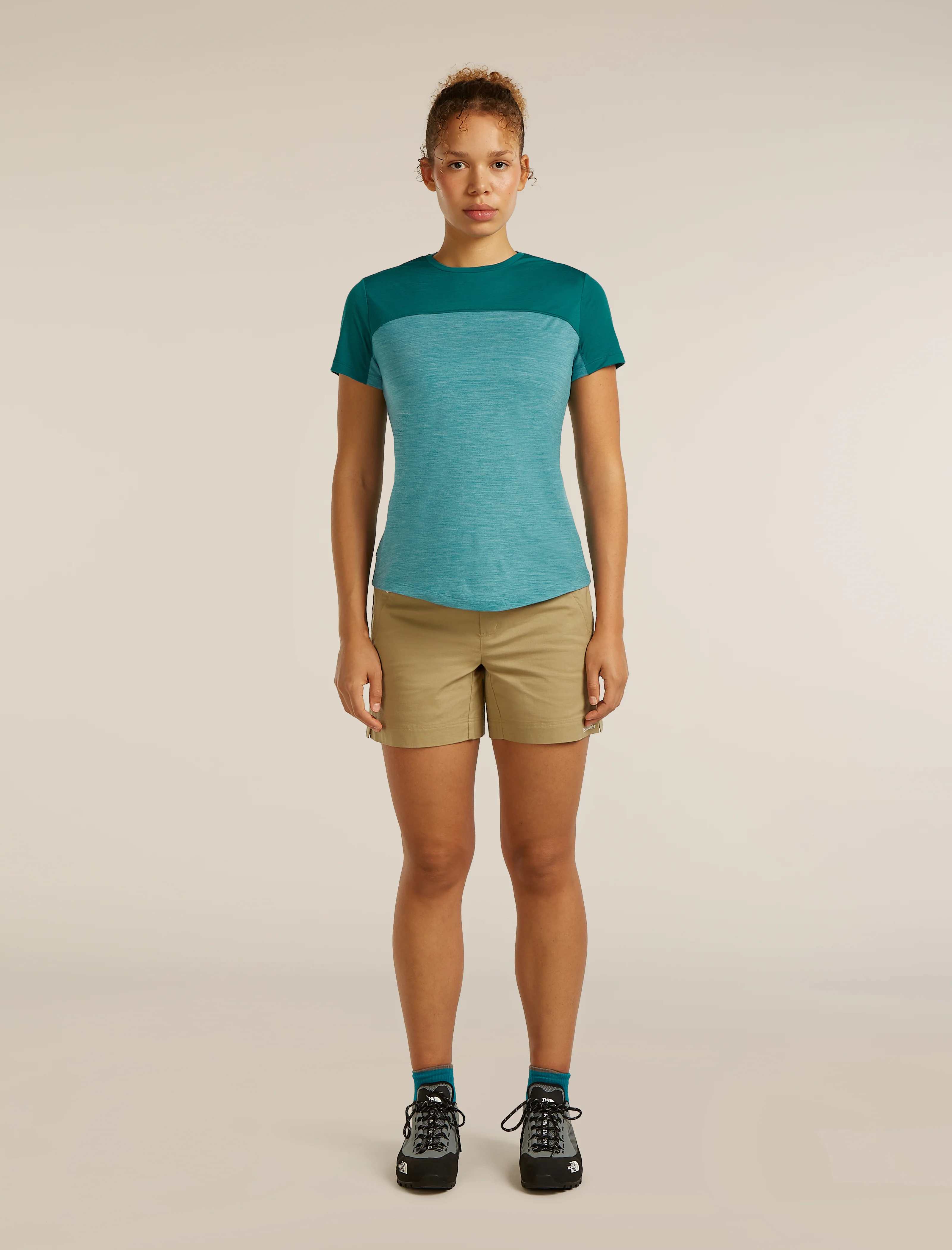 Women's Merino Blend 125 Cool-Lite™ Sphere Short Sleeve Tee Colour Block - Image 3
