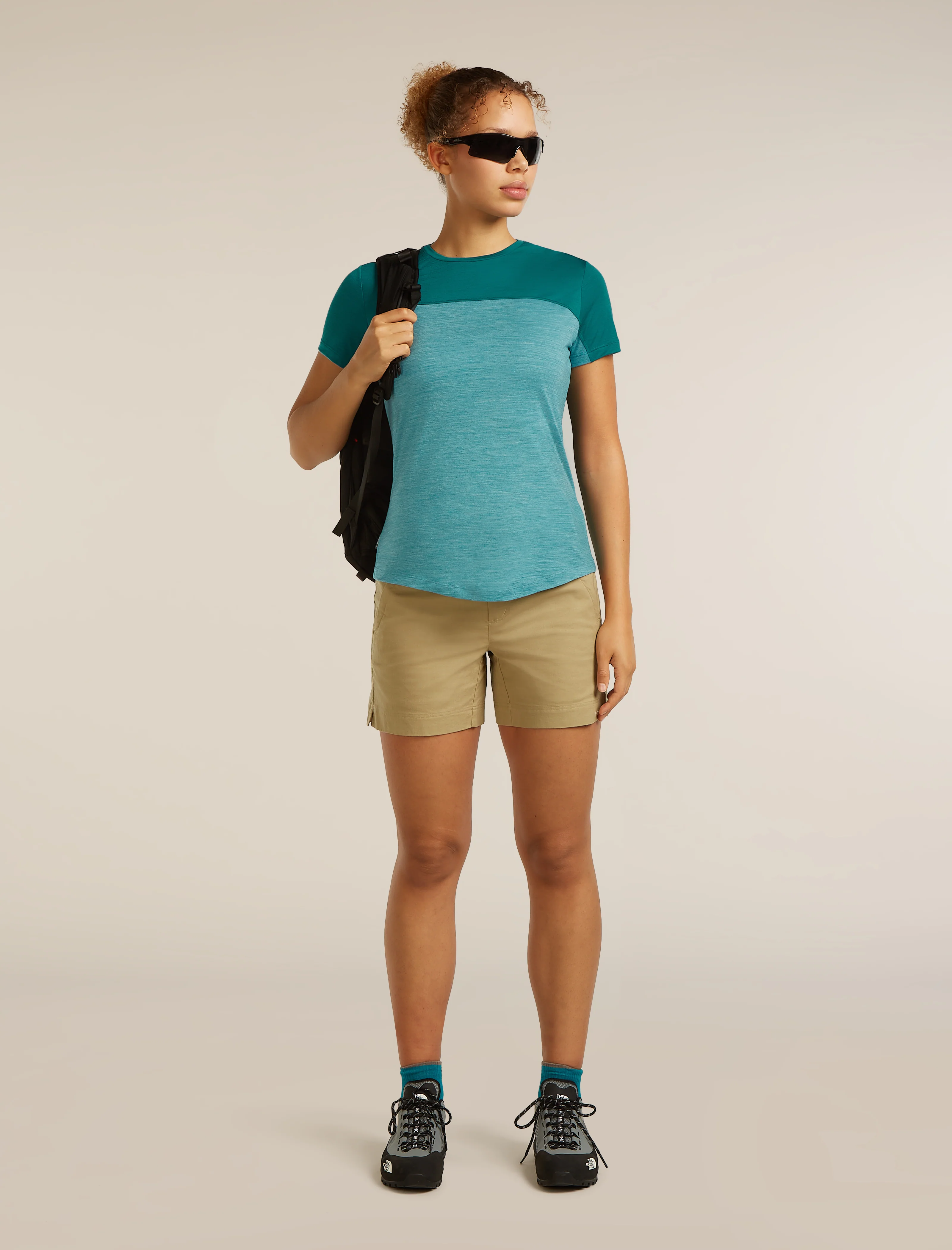 Women's Merino Blend 125 Cool-Lite™ Sphere Short Sleeve Tee Colour Block - Image 4
