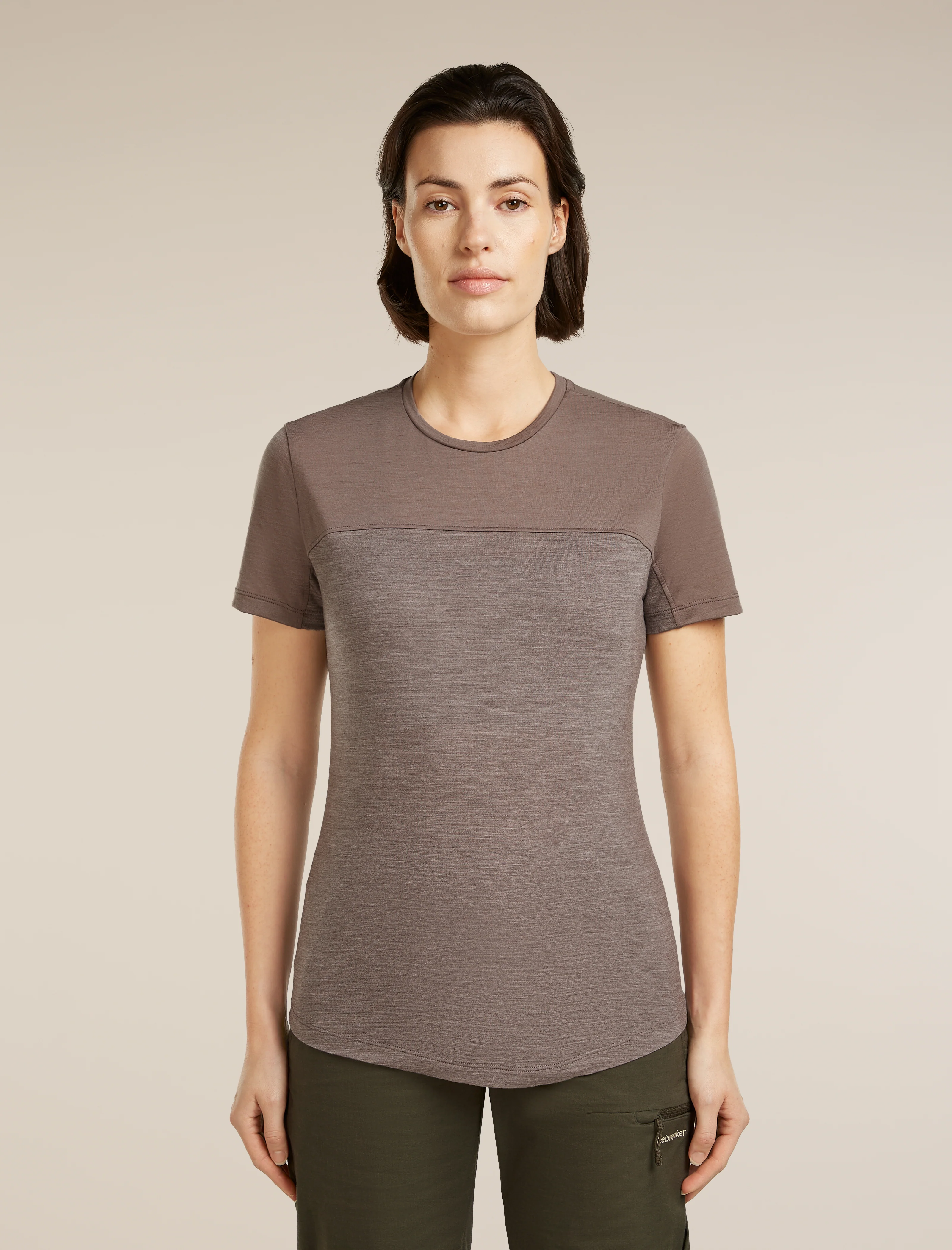 Women's Merino Blend 125 Cool-Lite™ Sphere Short Sleeve Tee Colour Block