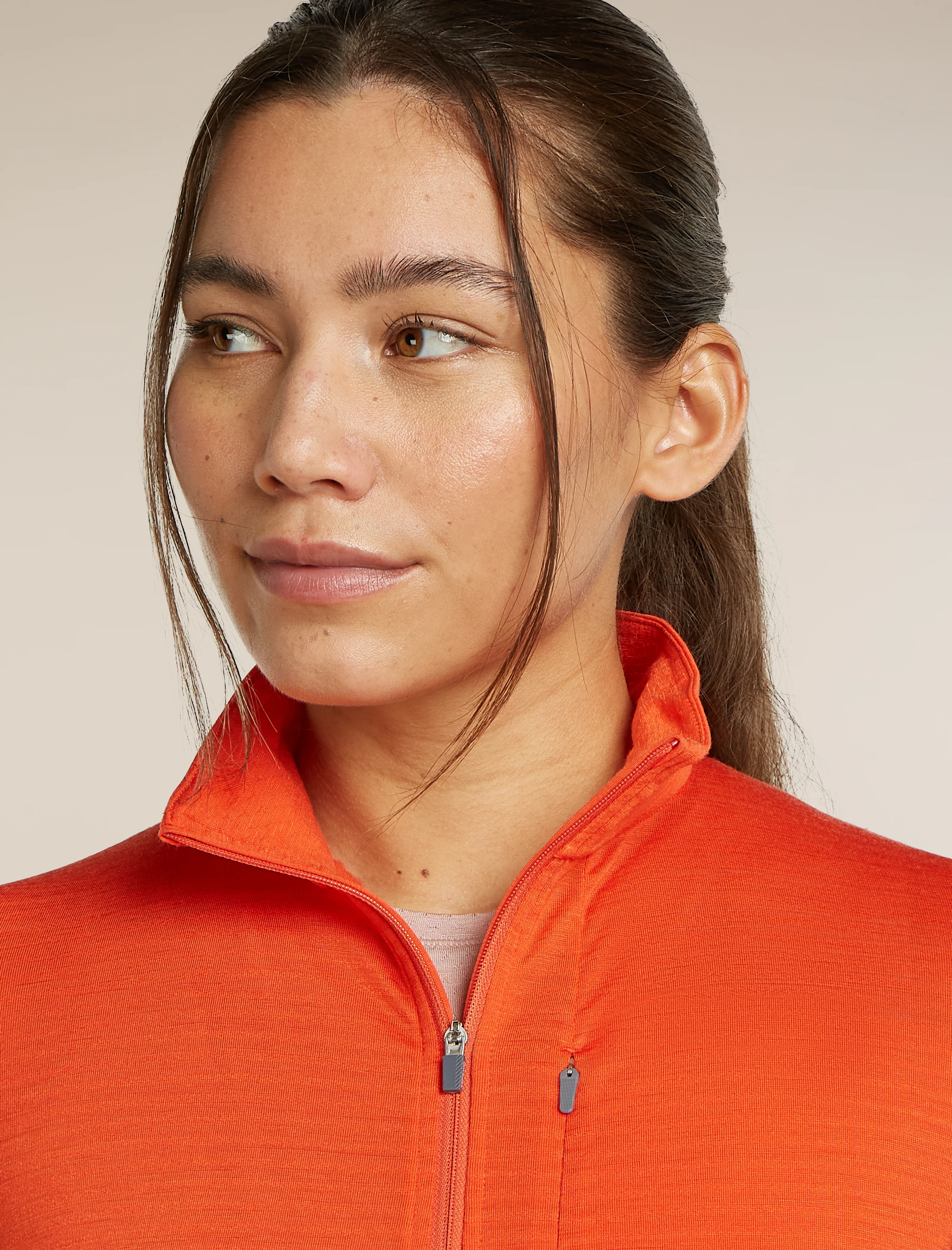 Women's Merino Blend 200 RealFleece™ Descender Long Sleeve Half Zip - Image 6