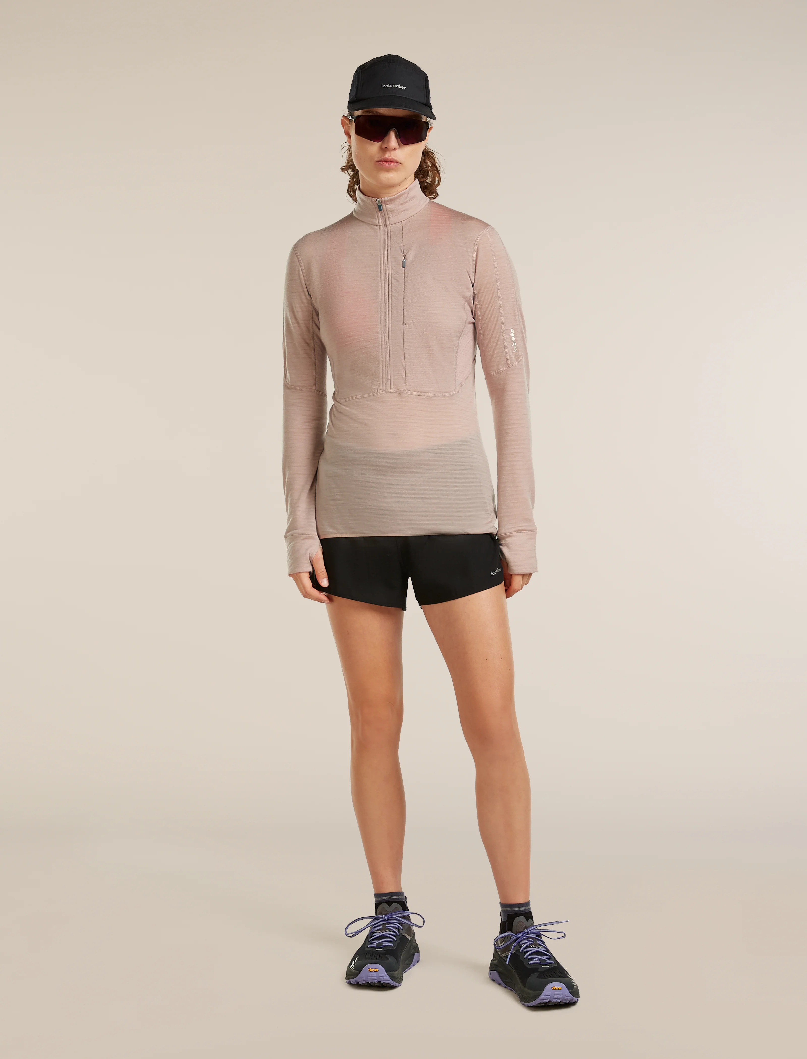 Women's Merino Blend 200 RealFleece™ Descender Long Sleeve Half Zip - Image 4