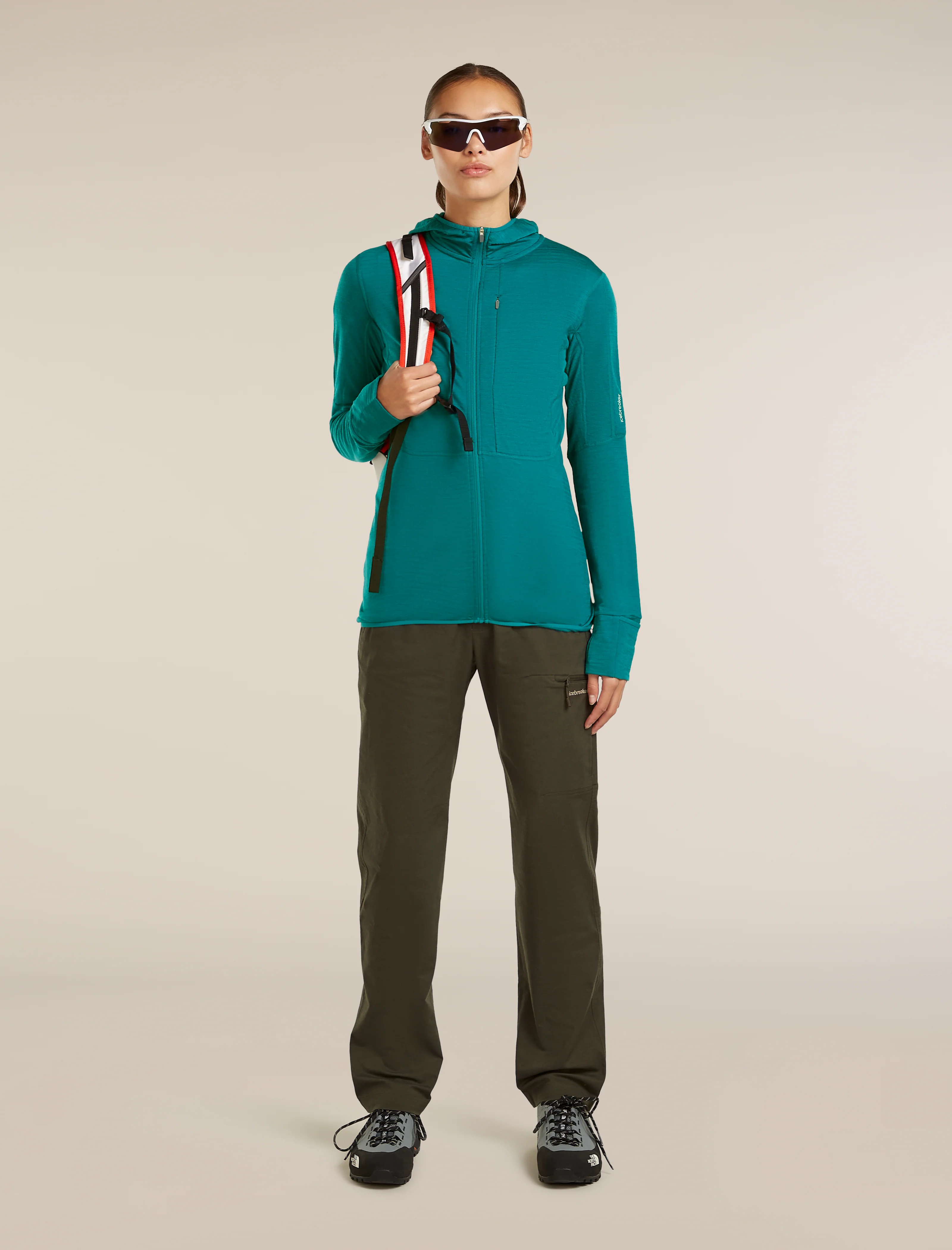Women's Merino Blend 200 RealFleece™ Descender Long Sleeve Zip Hoodie - Image 4