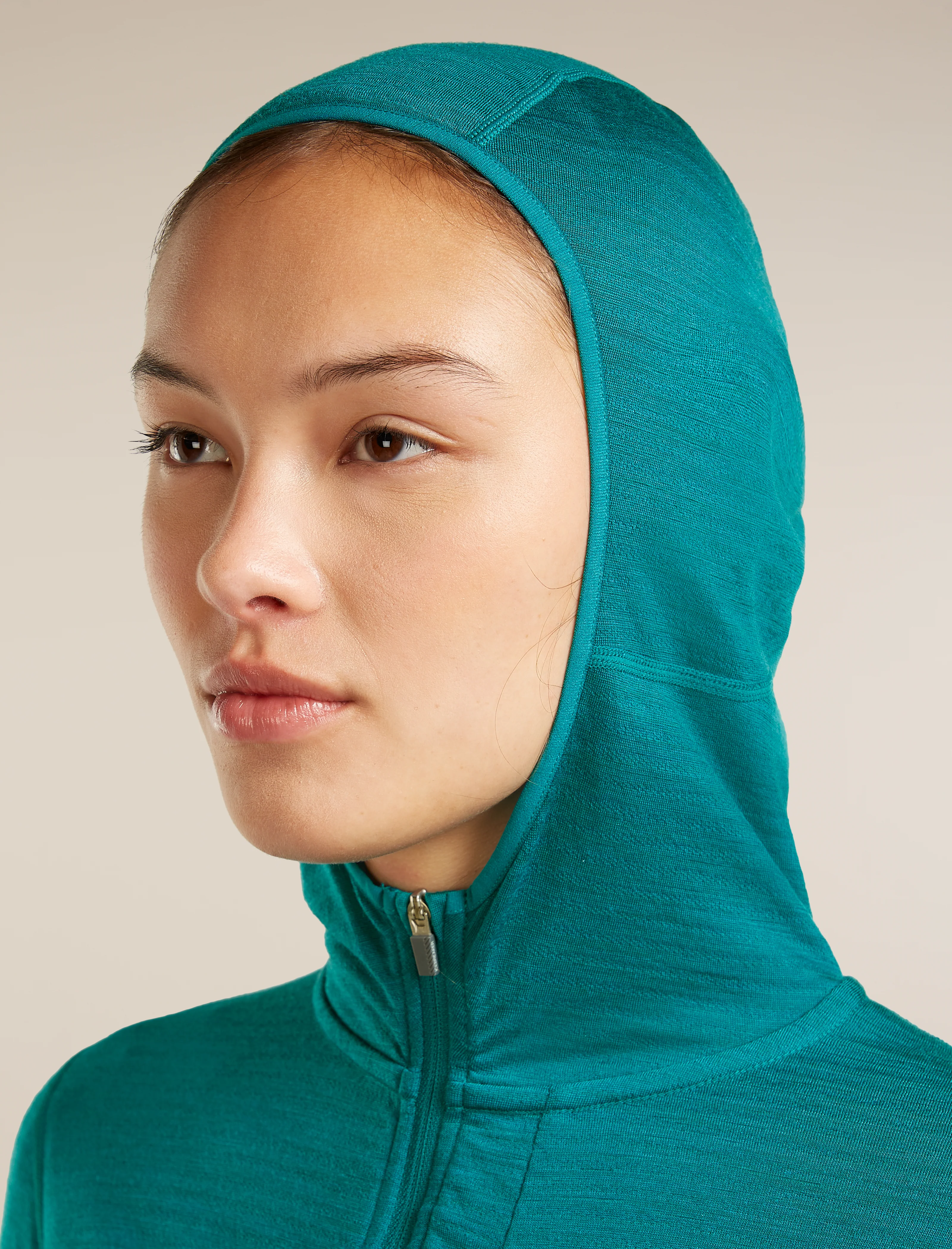 Women's Merino Blend 200 RealFleece™ Descender Long Sleeve Zip Hoodie - Image 9
