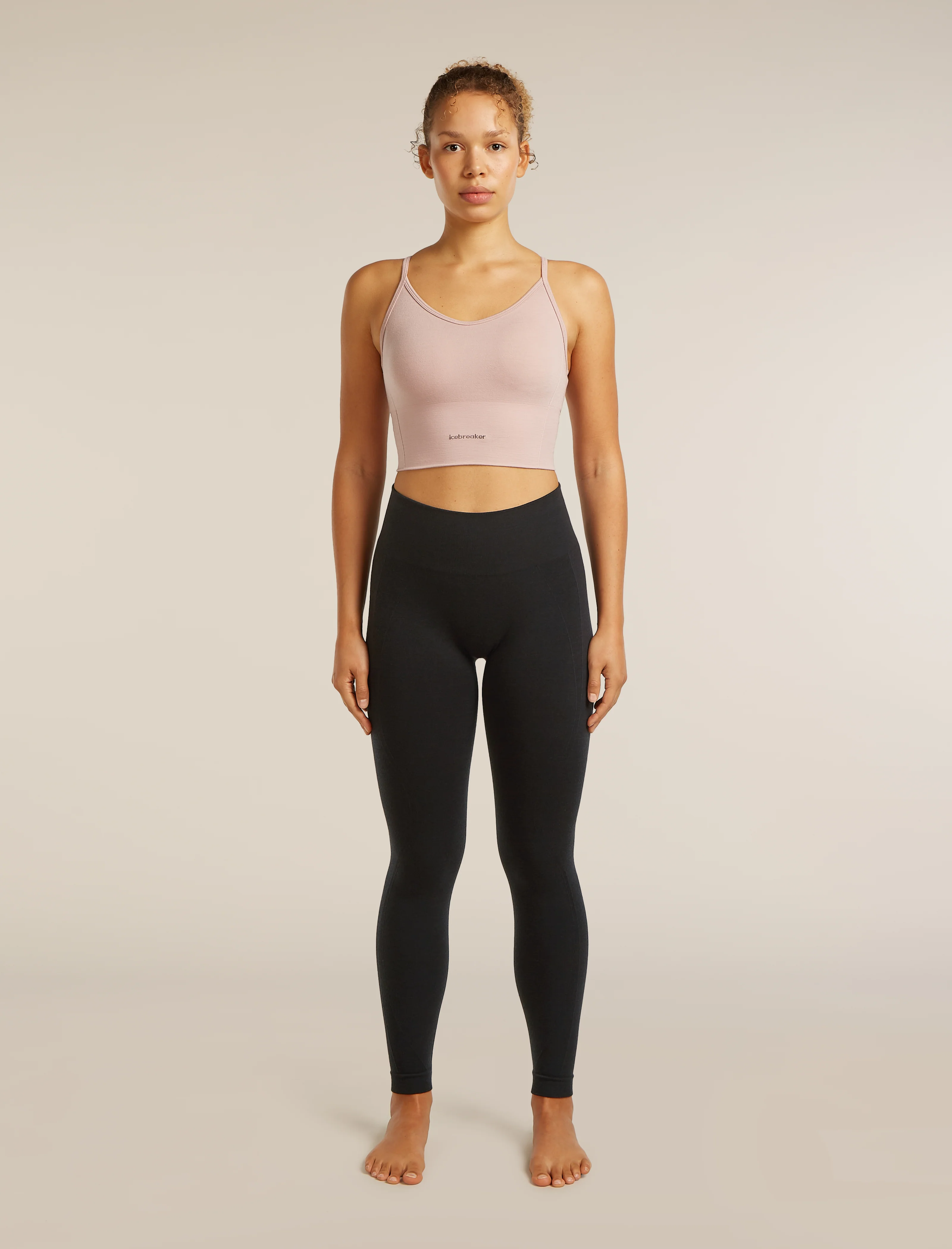 Women's Merino Blend 260 Seamless Rib Strappy Tank - Image 3